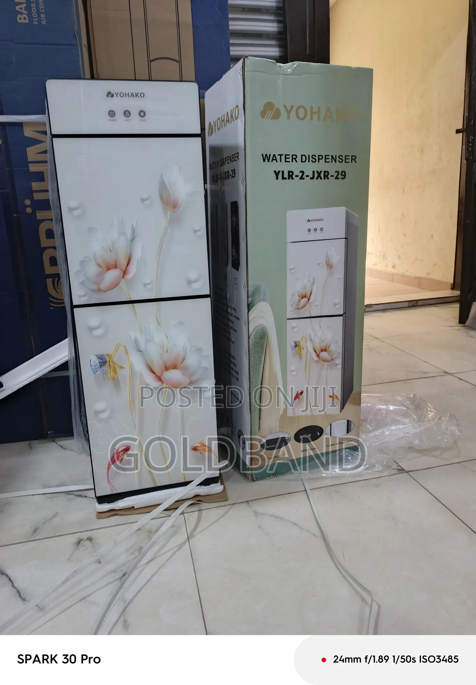 Yohako Water Cooler With Hot, Cold Room Temperature Water