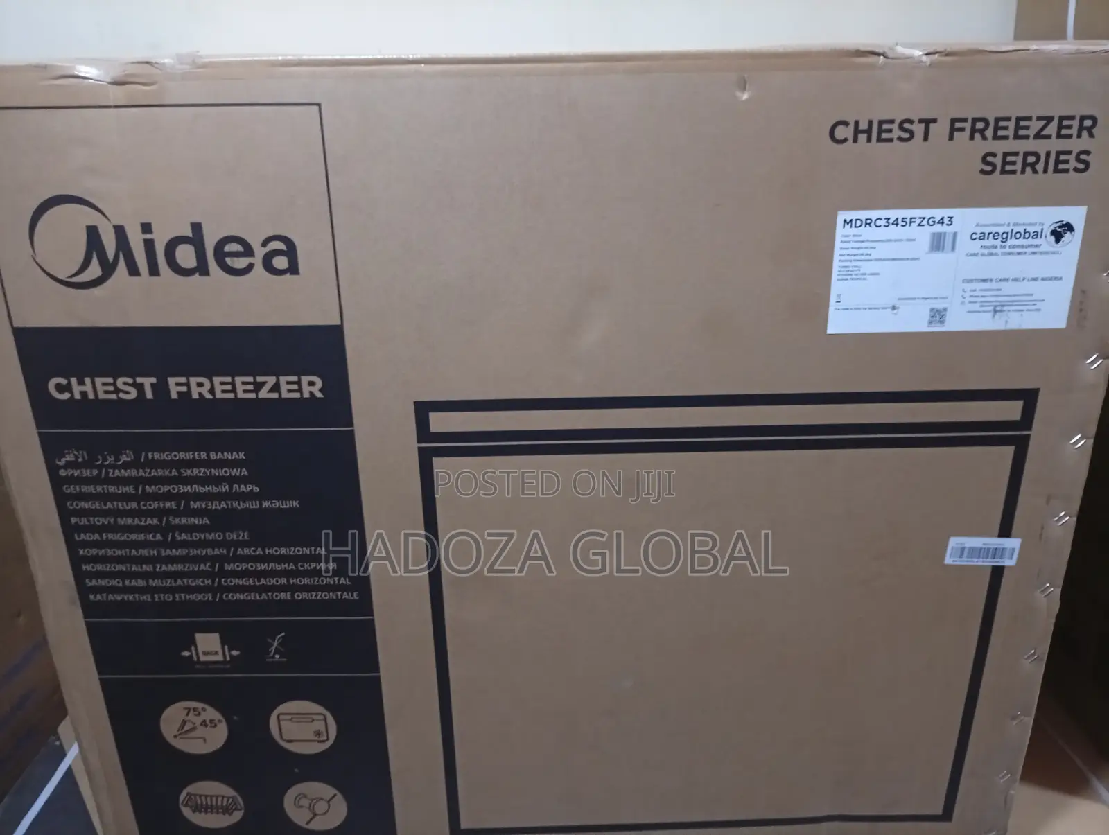 Midea Chest Freezer 249l – Extra Storage Solution