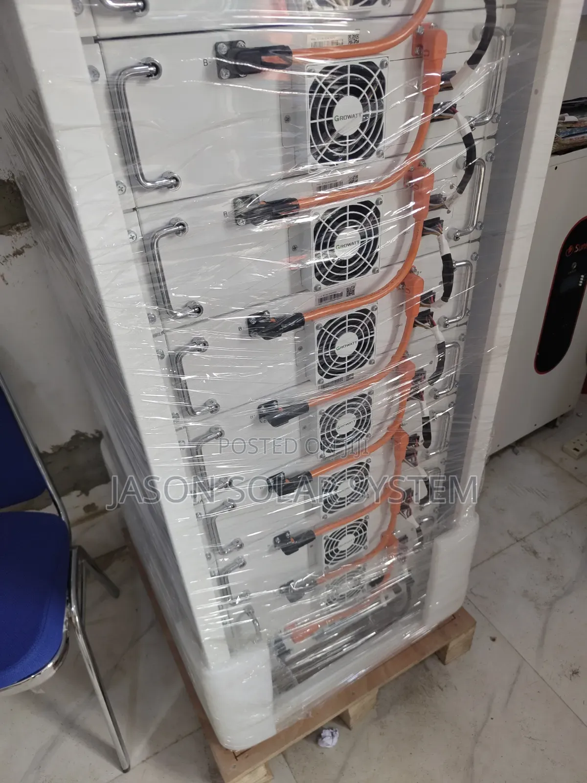 60kwh Growatt Lithium Battery and 25kva Hybrid Inverter