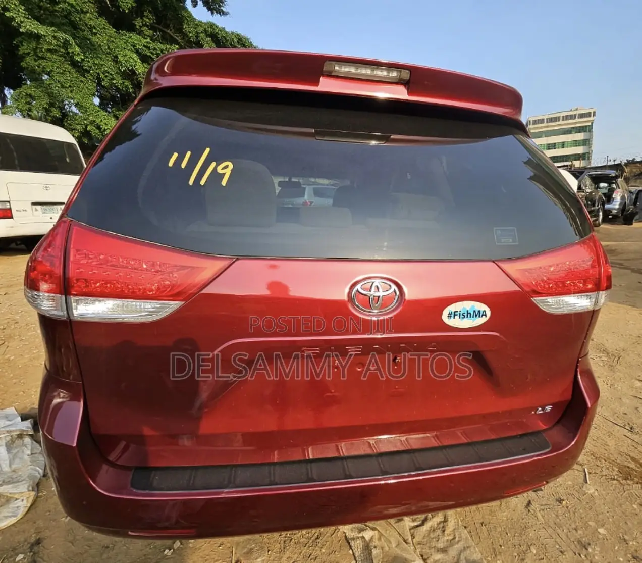 Toyota Sienna LE 7 Passenger 2012 Red