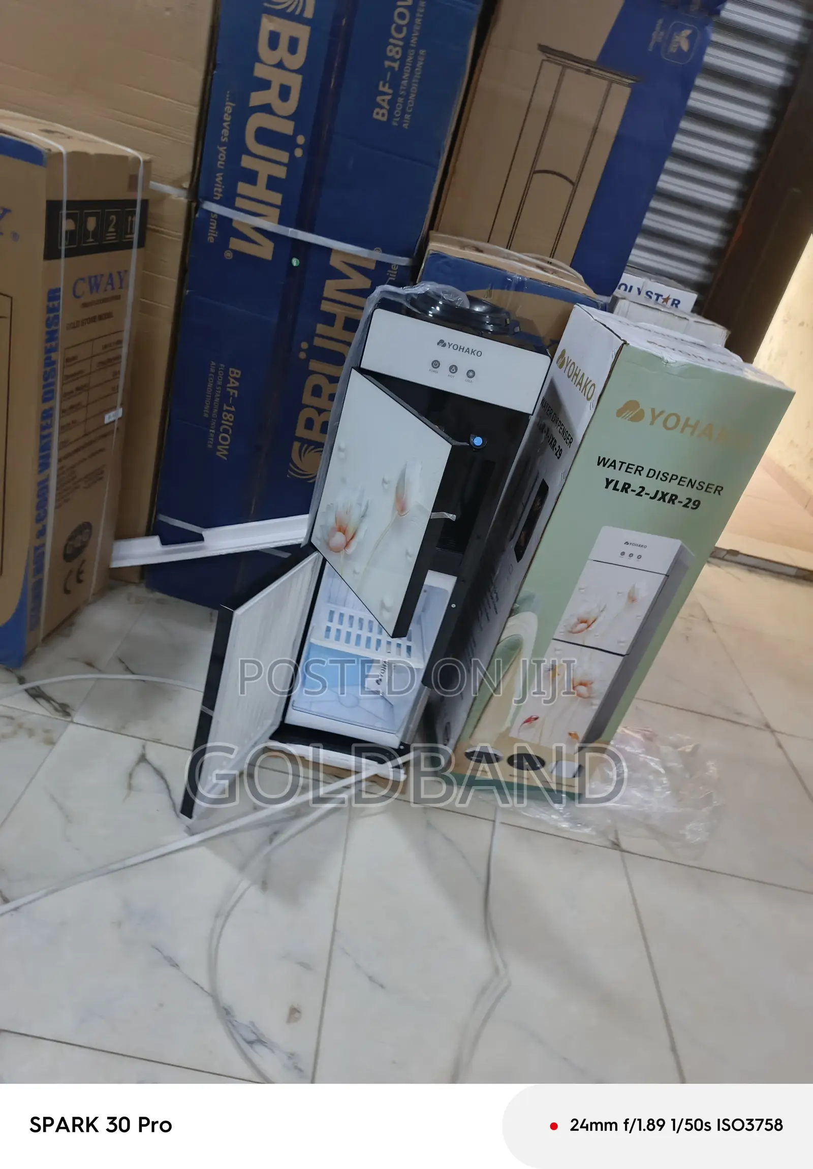 Yohako Energy Saving Water Dispenser With Refrigerator