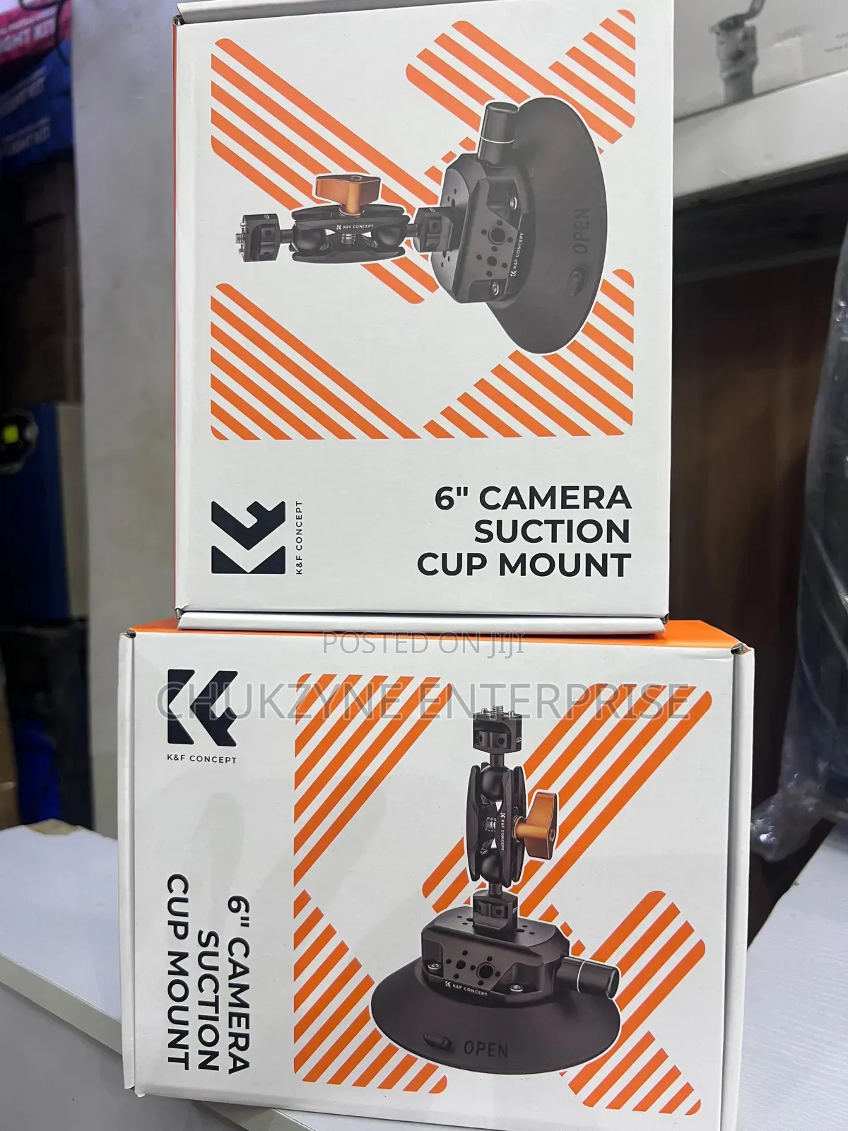 K F Concept 6" Camera Suction Cup Mount
