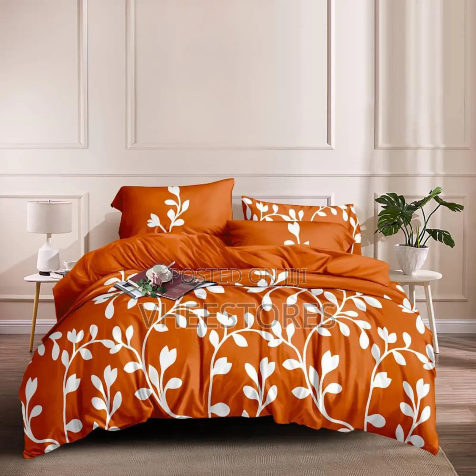 Quality 4×6 Floral Bedsheet and Pillowcases for Sale