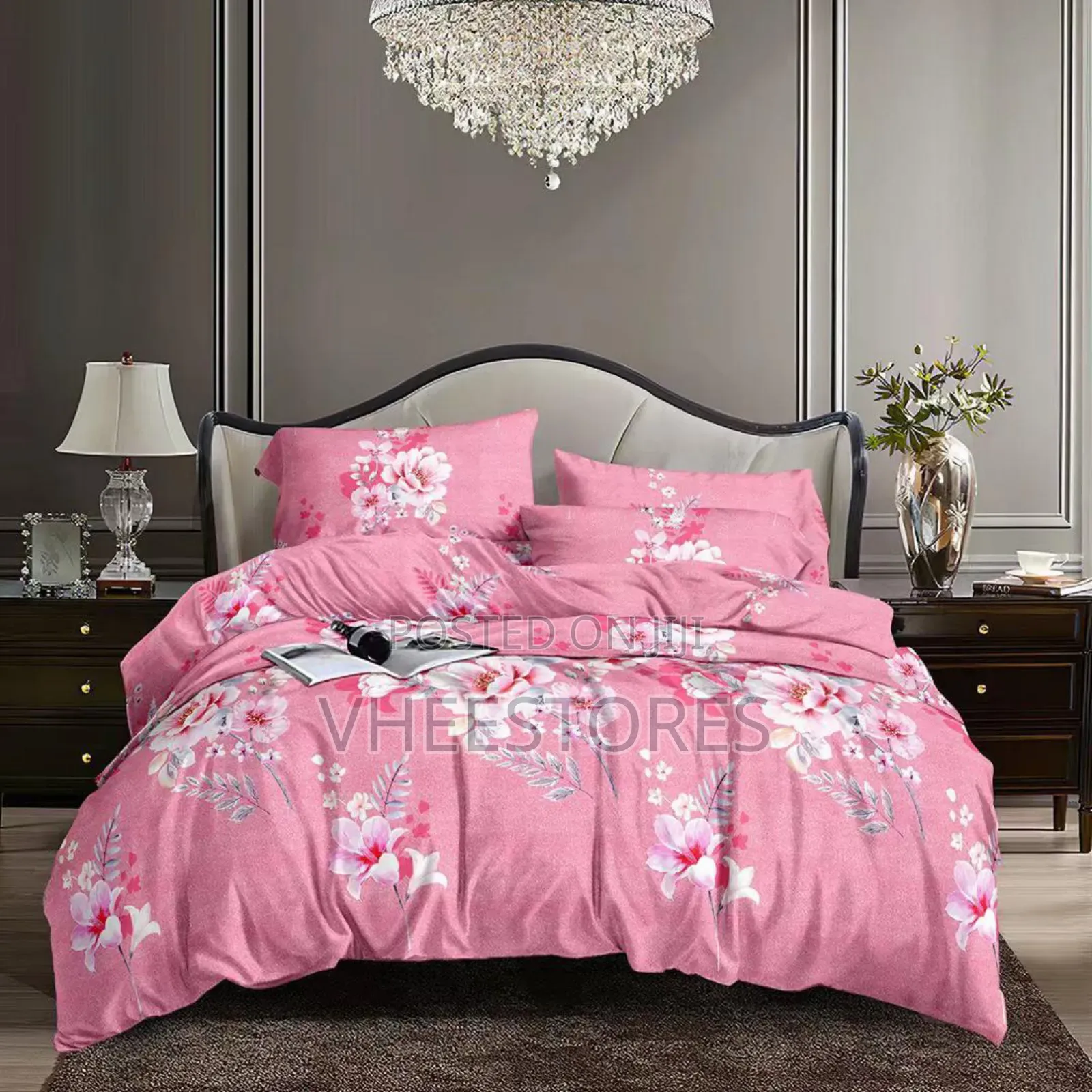 Quality 4×6 Floral Bedsheet and Pillowcases for Sale