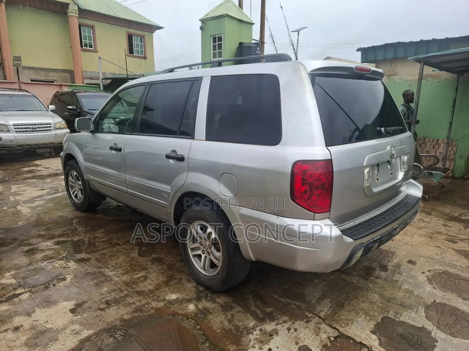 Honda Pilot EX 4x4 (3.5L 6cyl 5A) 2004 Silver