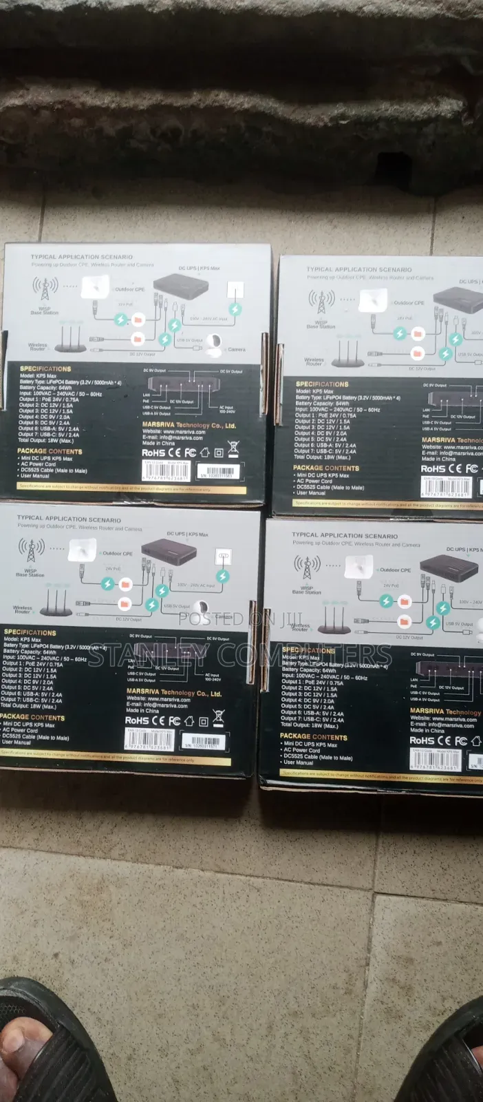 Marsrivn Smart Mini Dc Ups 20000mah
