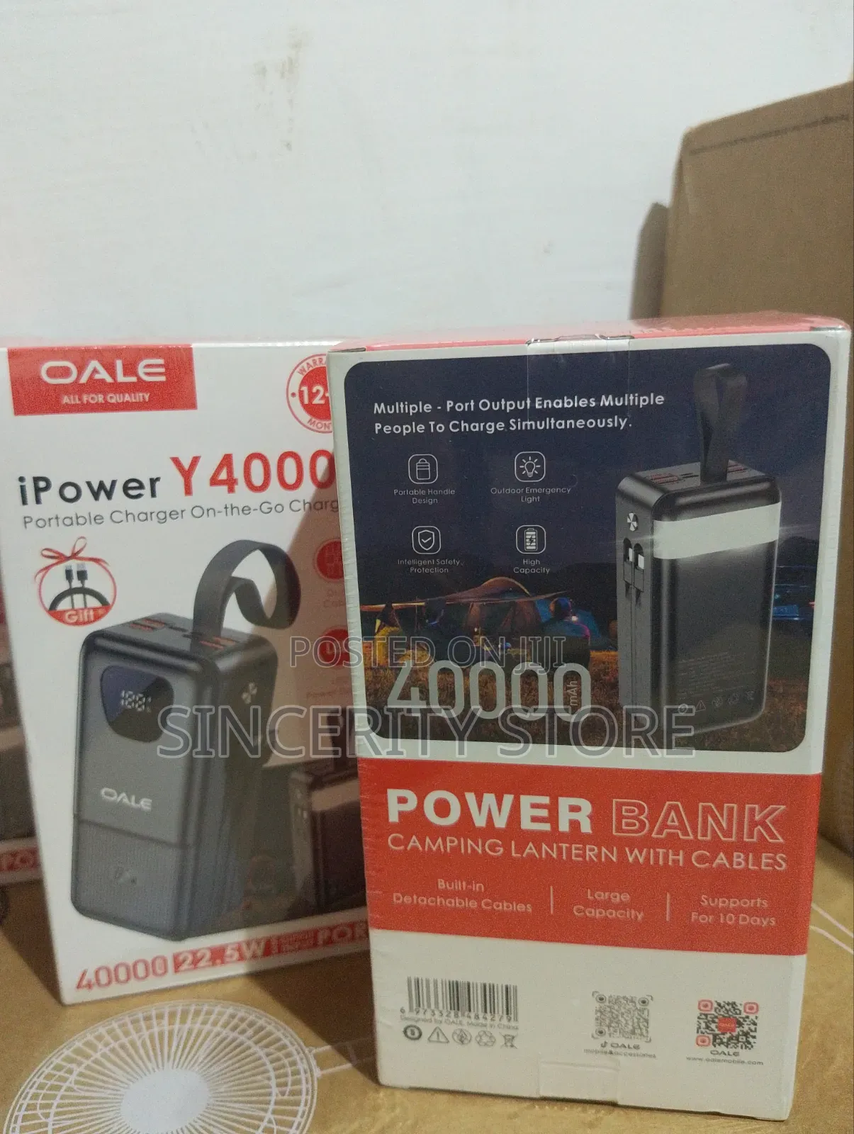 Oale Y40,000mah 22.5w Powerbank