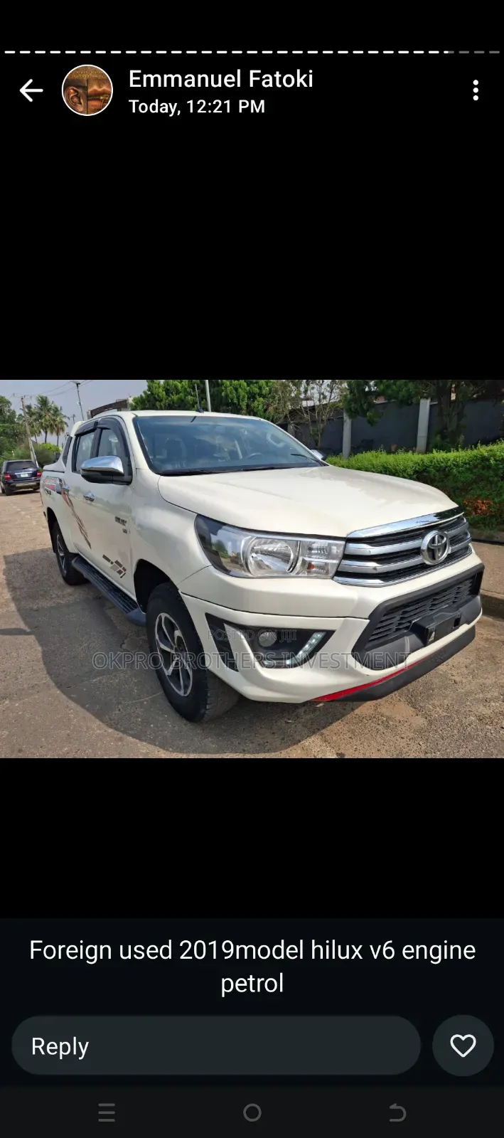 Toyota Hilux 2024 White