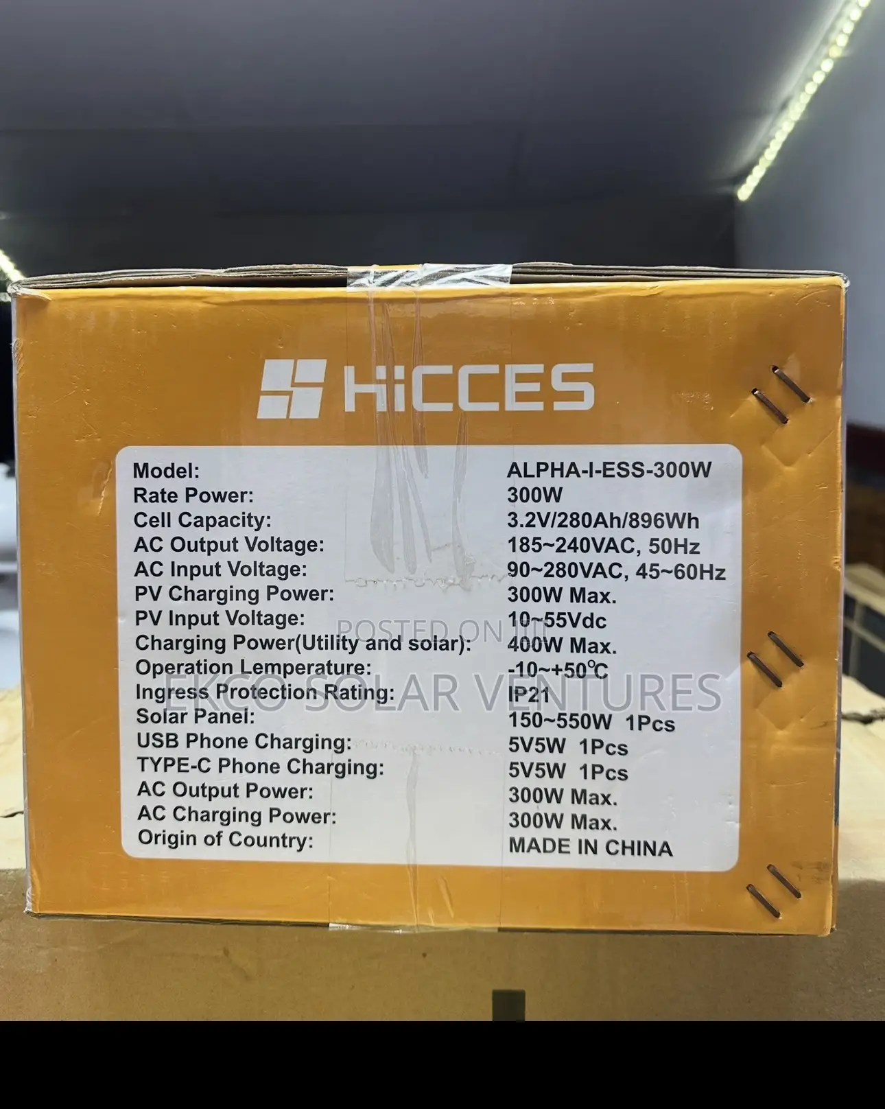 Hicces All-in-One 1kwh Solar Generator With Panel