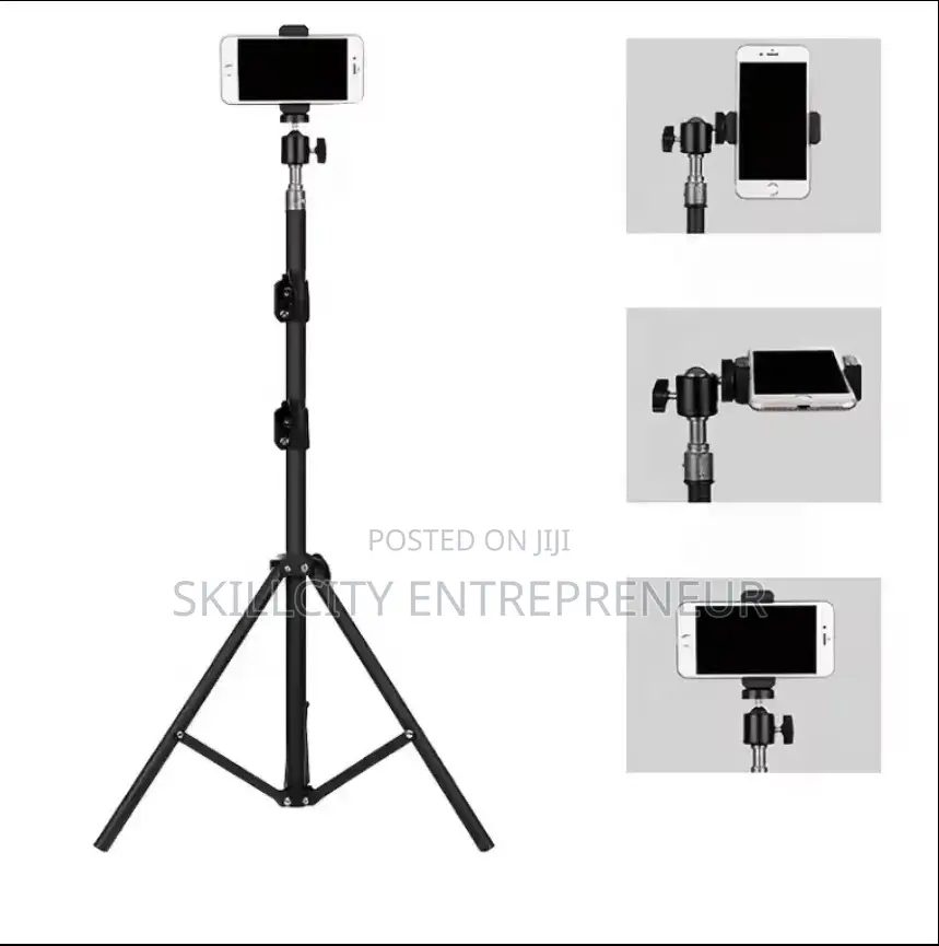 Tripod Stand With Phone Stand