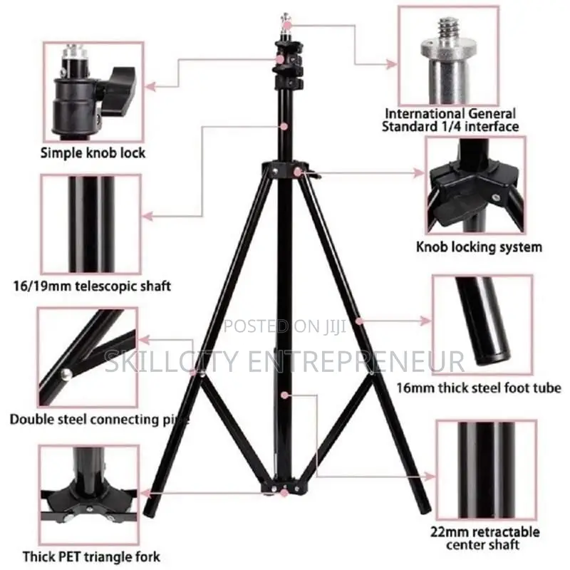 Tripod Stand With Phone Stand