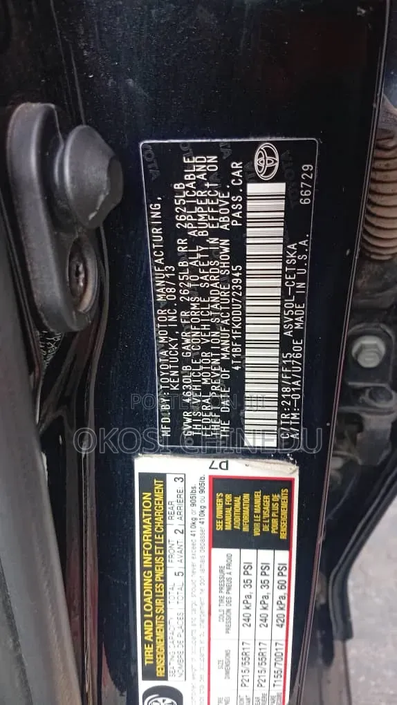 Toyota Camry 2014 Black