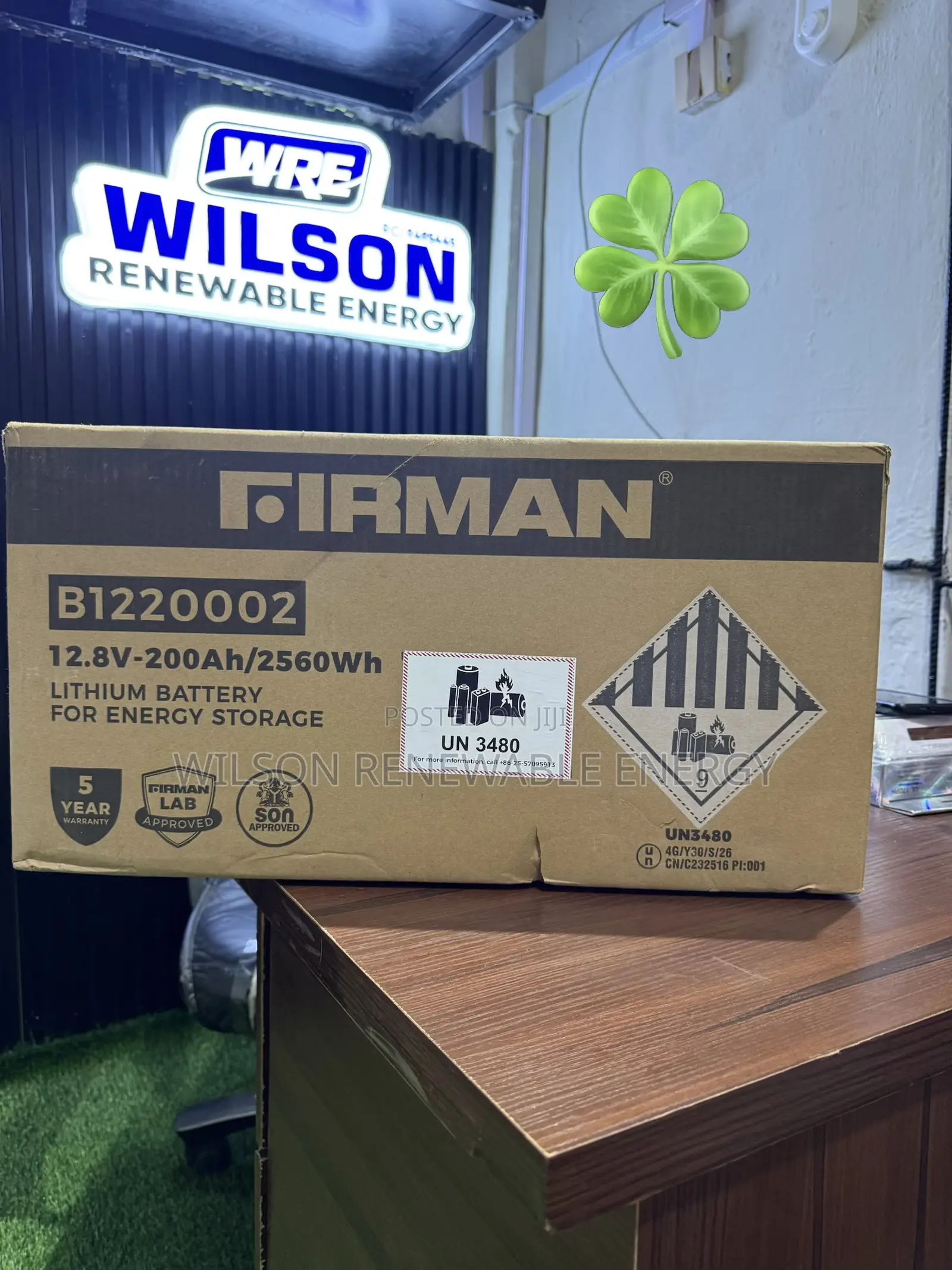 2.5kwh 200ah 12v Firman Transparent Lithium Battery