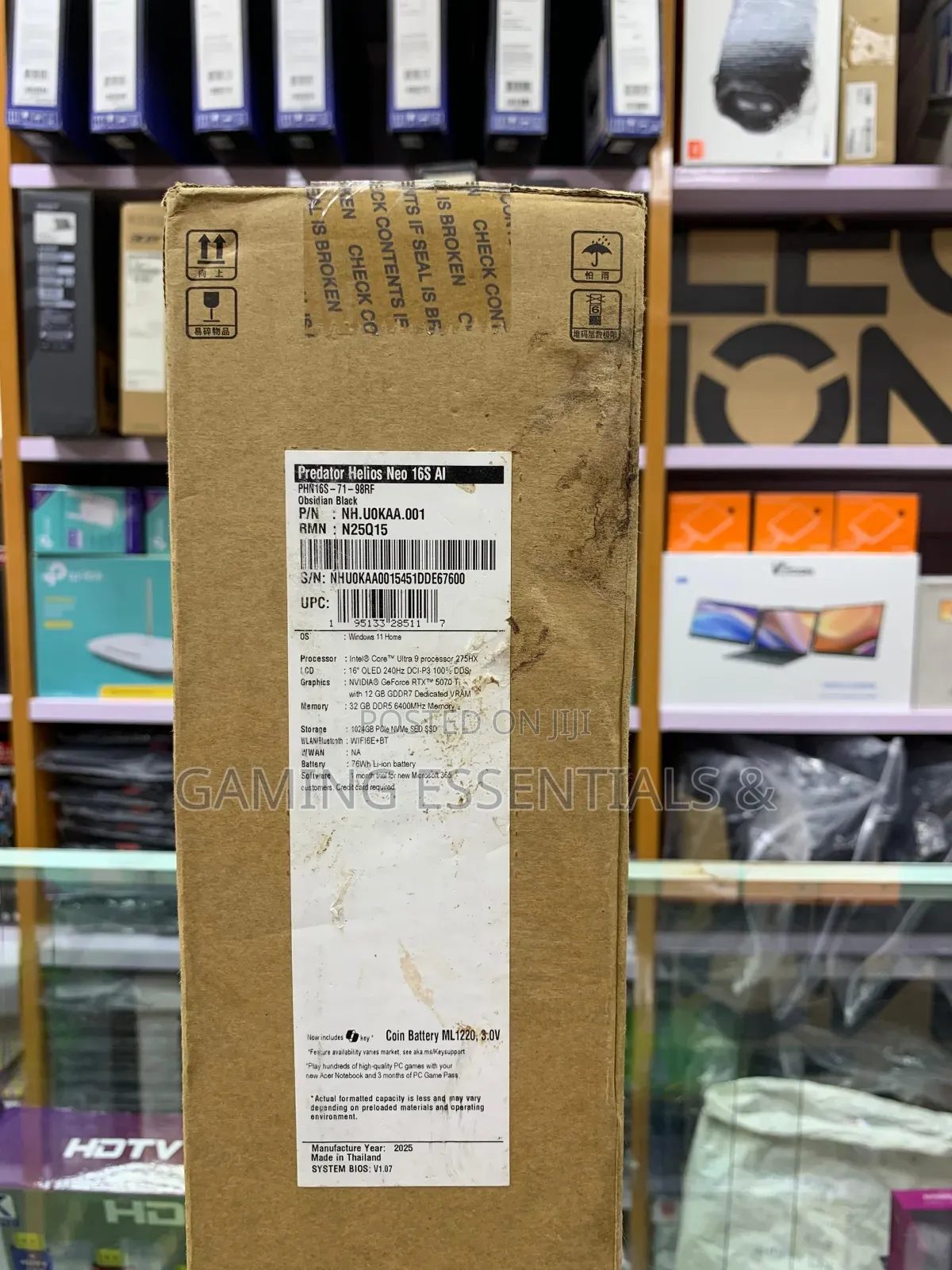 Laptop Acer Predator Helios 16 32GB Intel Core Ultra 9 SSD 1T