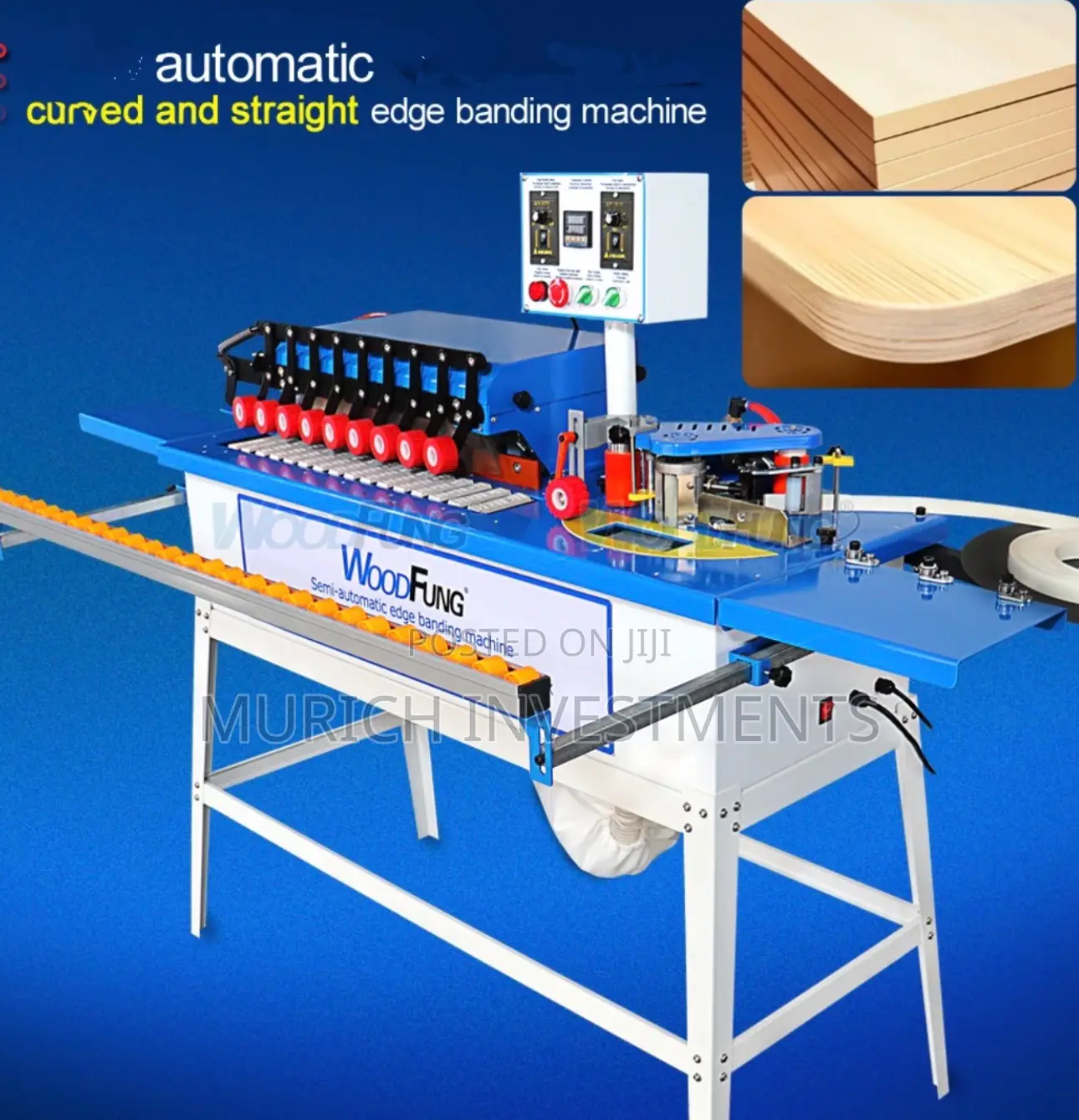 Automatic Edge Bander For Straight, Curved Round Panels