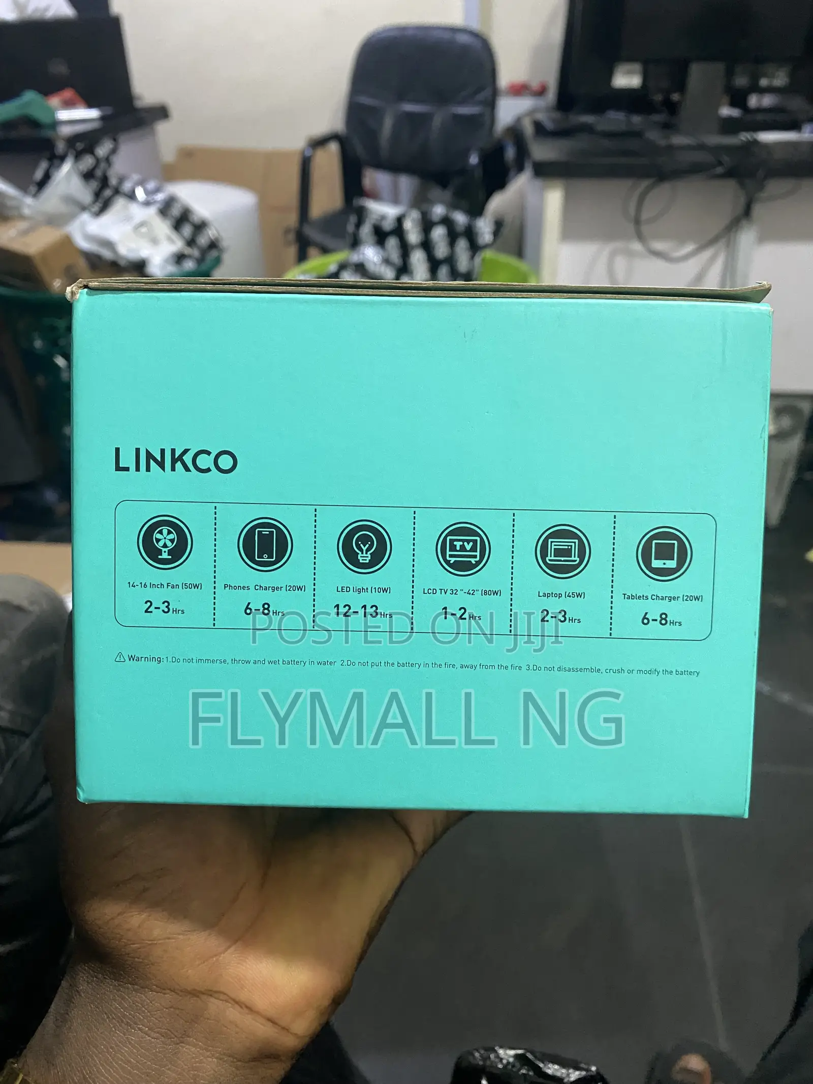 Linkco Ls-601 Portable Power Station Laptop Power Bank 60,000mah 200w