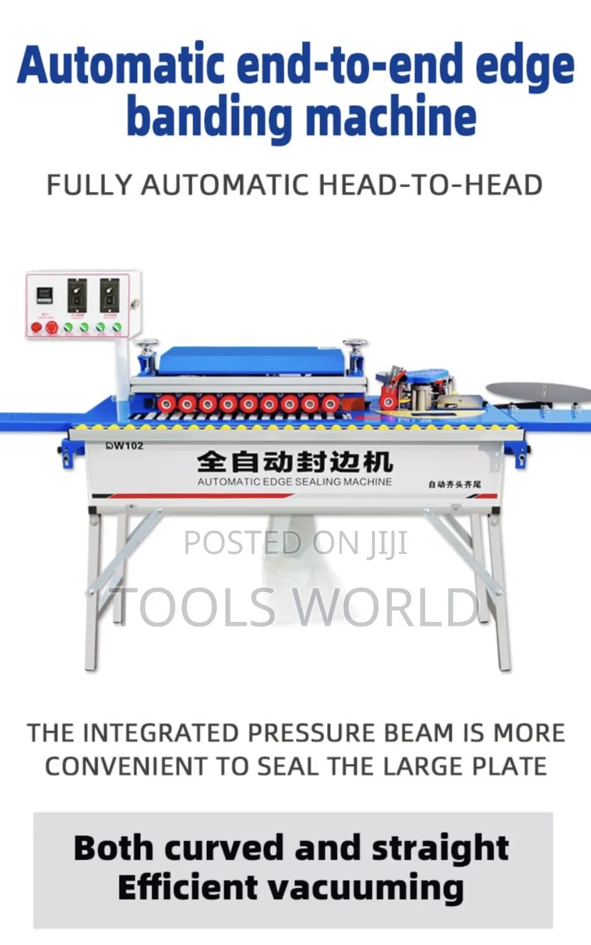 All-in-One Automatic Edge Bander With Corner Trimming Polishing