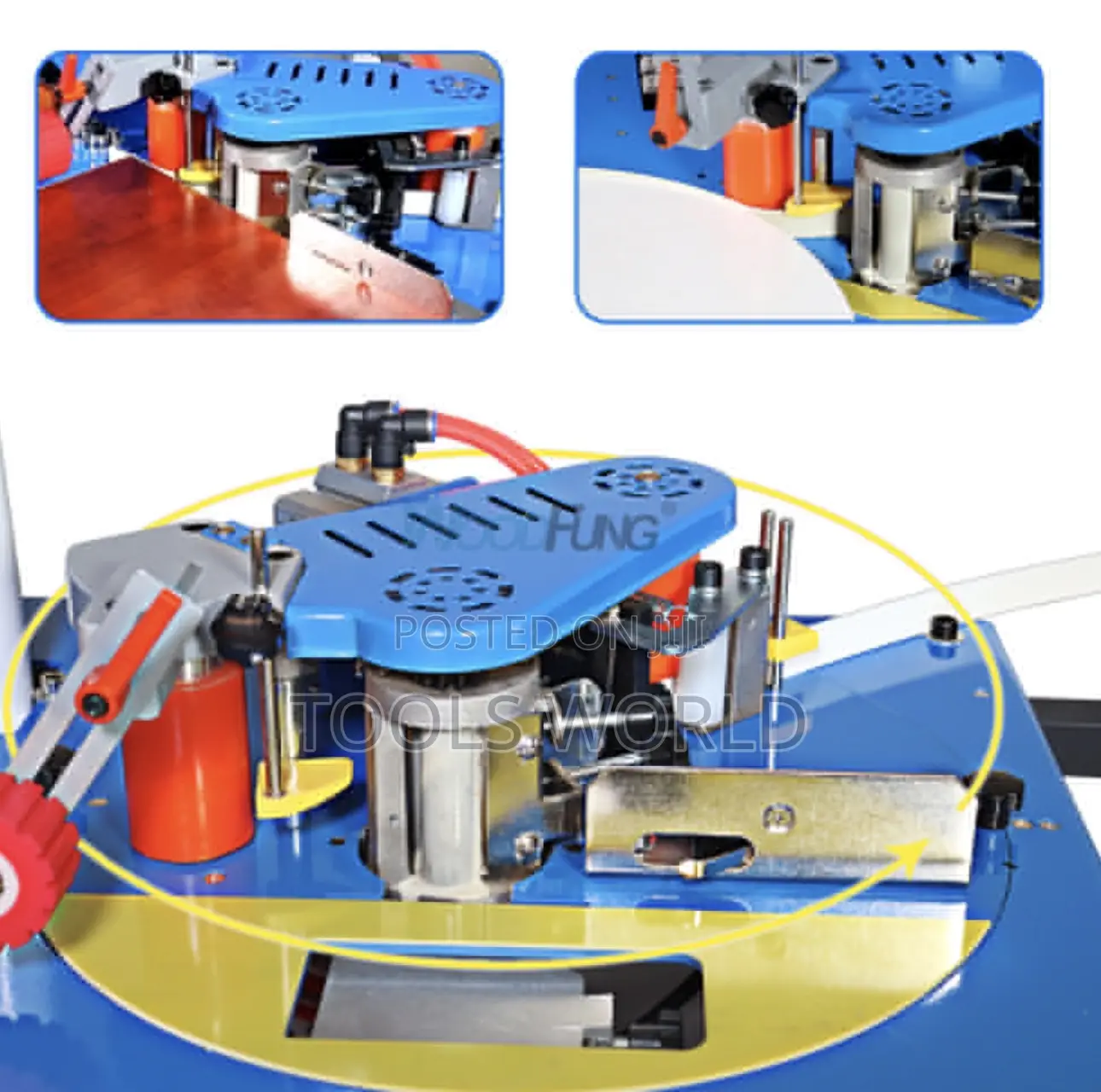 All-in-One Automatic Edge Bander With Corner Trimming Polishing