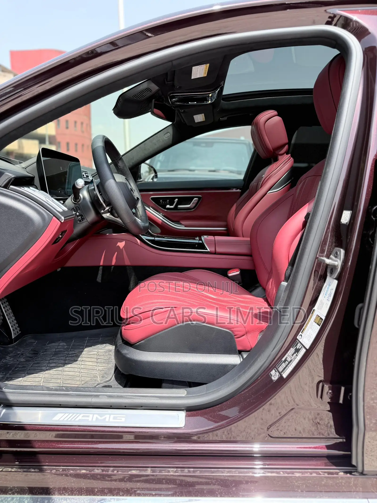 New Mercedes-Benz S-Class 2025 Burgundy
