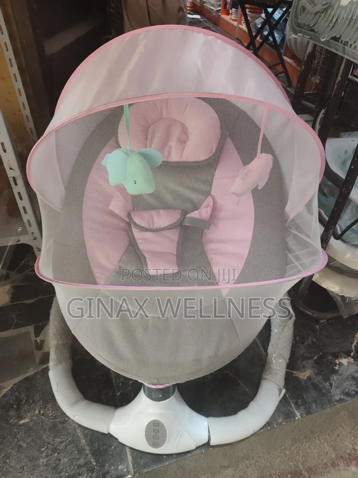 Smart Electric Baby Swing With Remote, Bluetooth and Mosquito Net