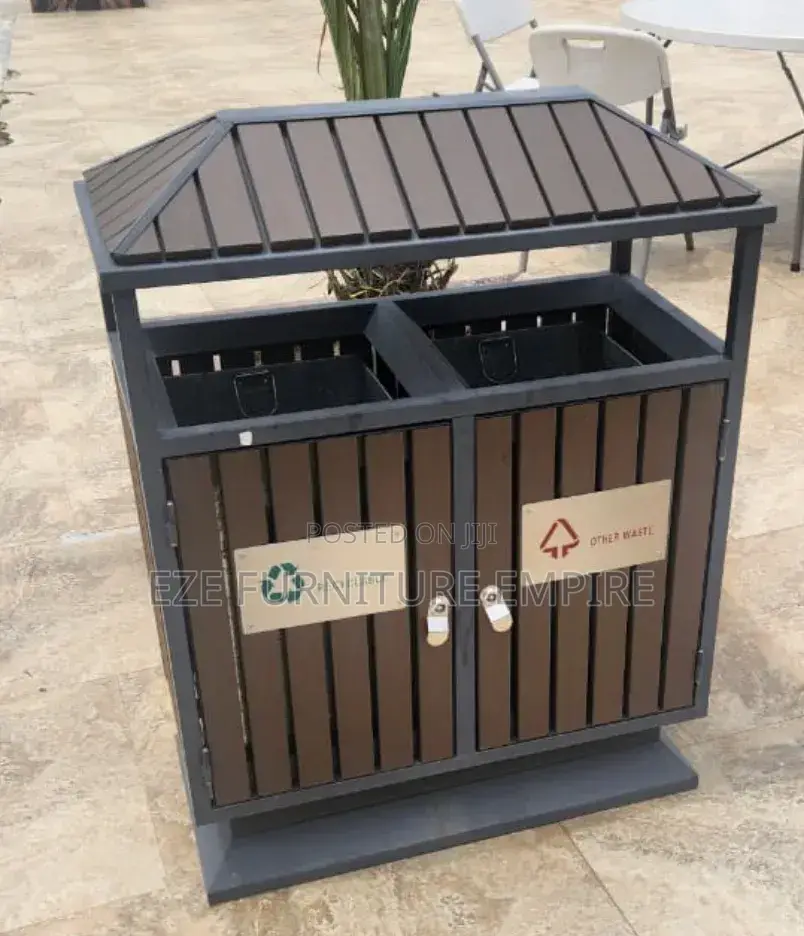 Modern Imported Outdoor Waste Bin