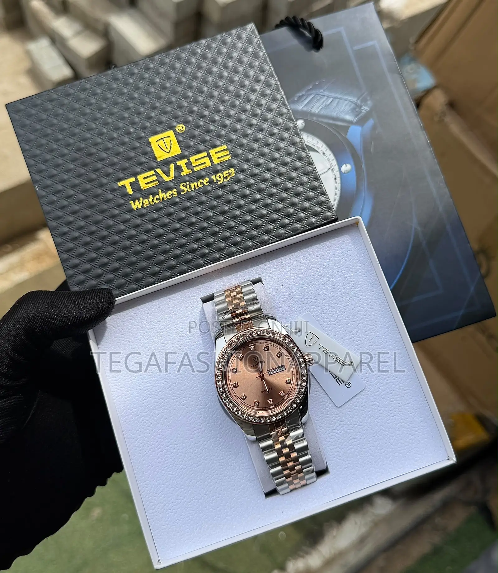 Tevise Women Watch (Two Toned Bracelet)