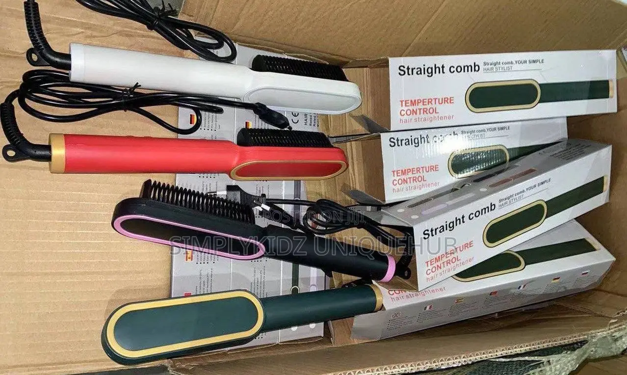Electric Hair Straightener for Natural Curly Hair