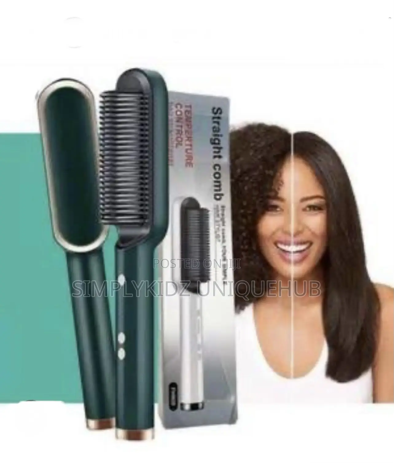 Electric Hair Straightener for Natural Curly Hair
