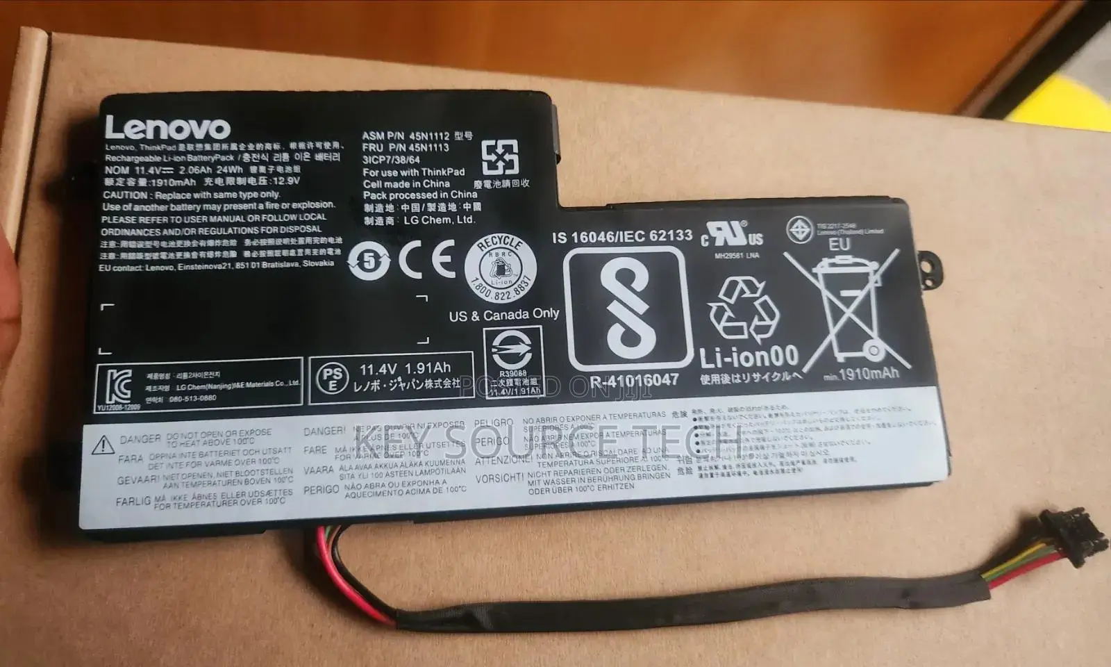 Battery for T440 T440s T450 T450s T460 T550 X240 X240s X250 X260 X270