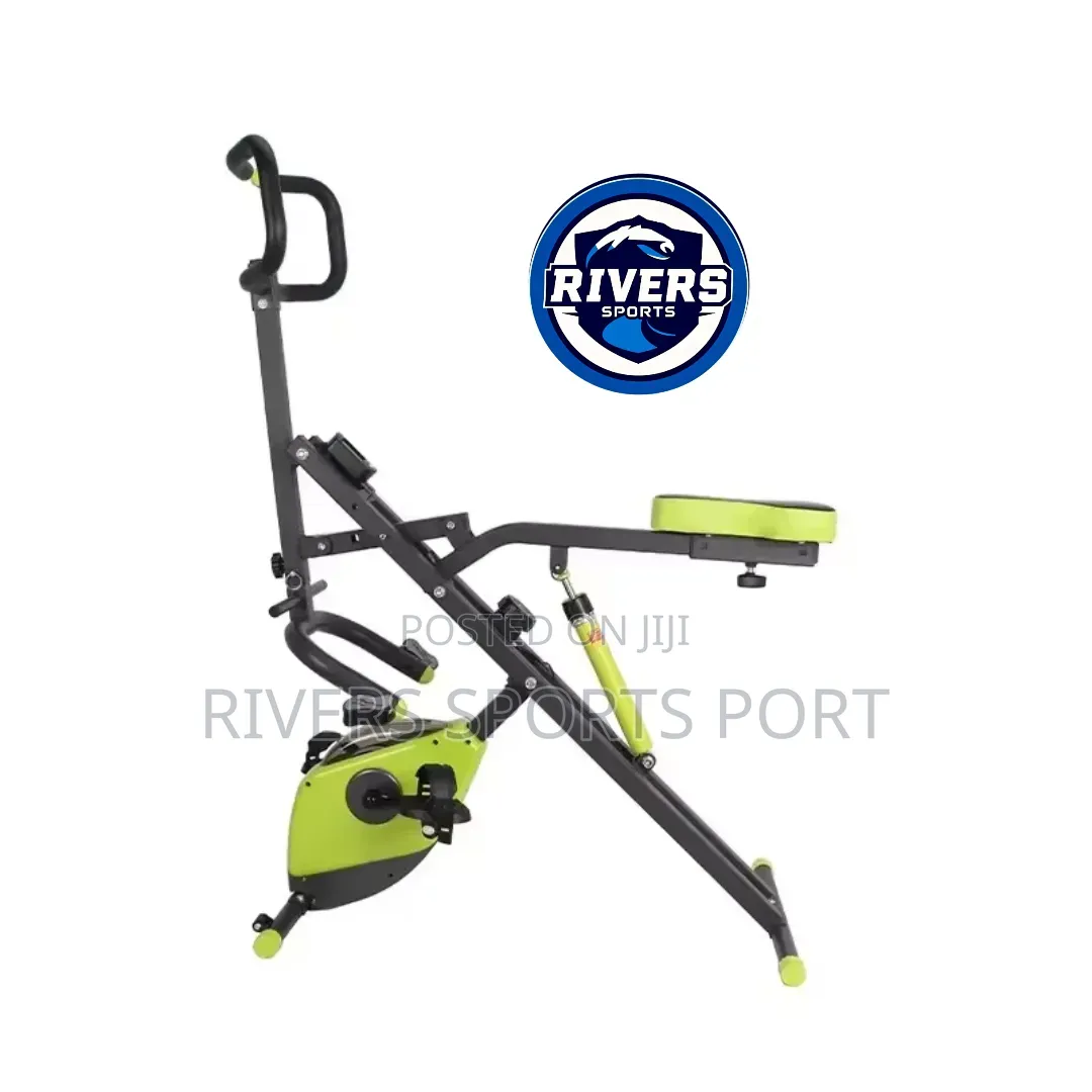 2in1 Body Crunch Evolution Exercise Bike Squat Machine / Horse Rider