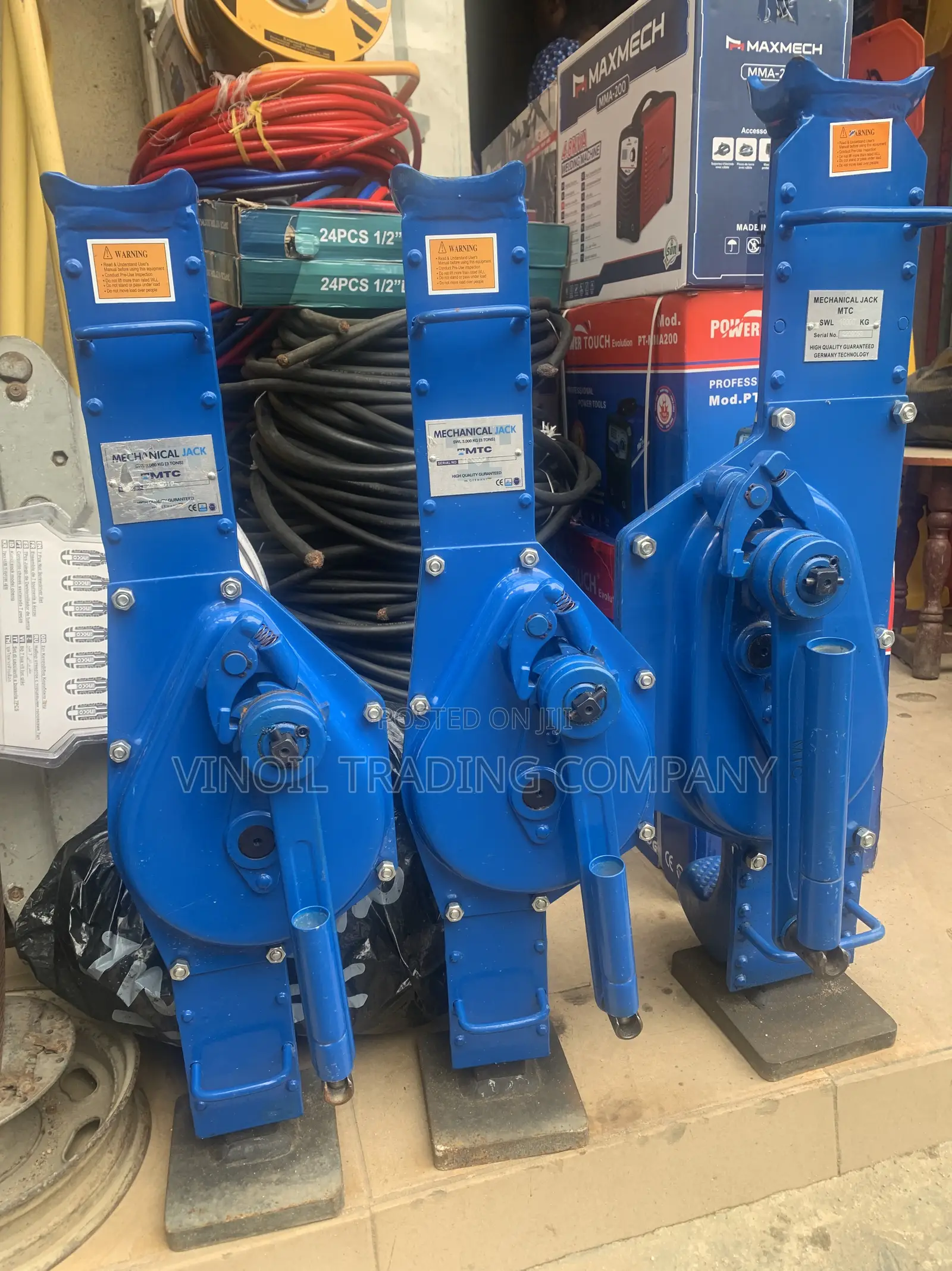 Industrial Mechanical Ratchet Jacks