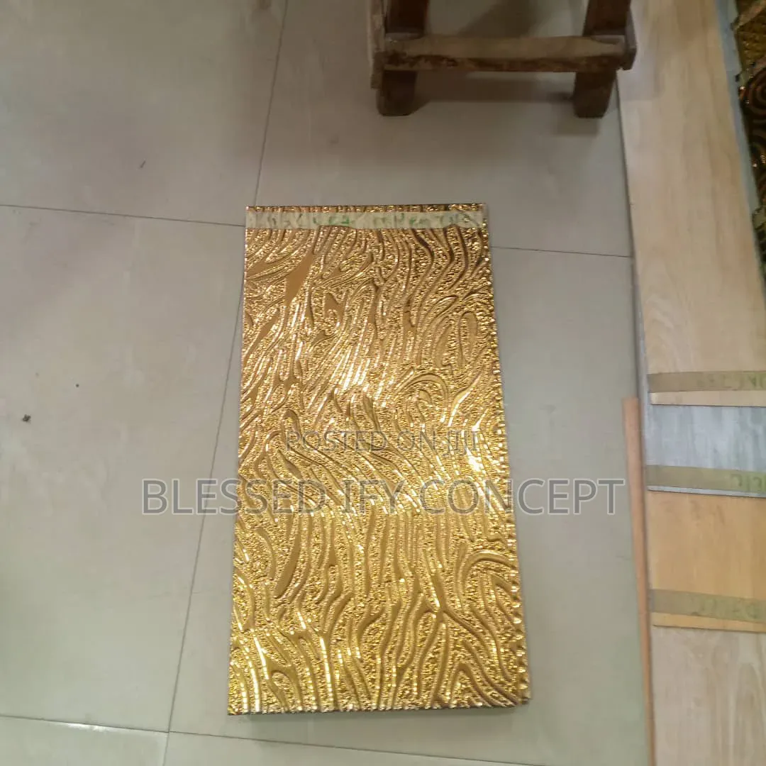 High Quality Gold Tiles,Pillars, Fence,Tv Console,Kitchen,Toilet Etc.
