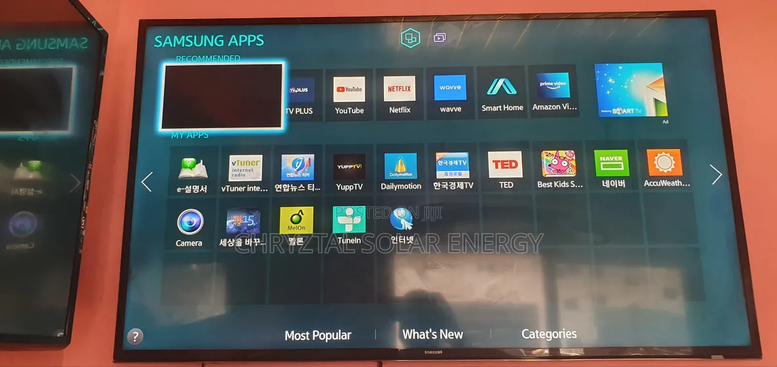 50" Samsung Smart Tv, Netflix More Apps With Wireless Connectivity