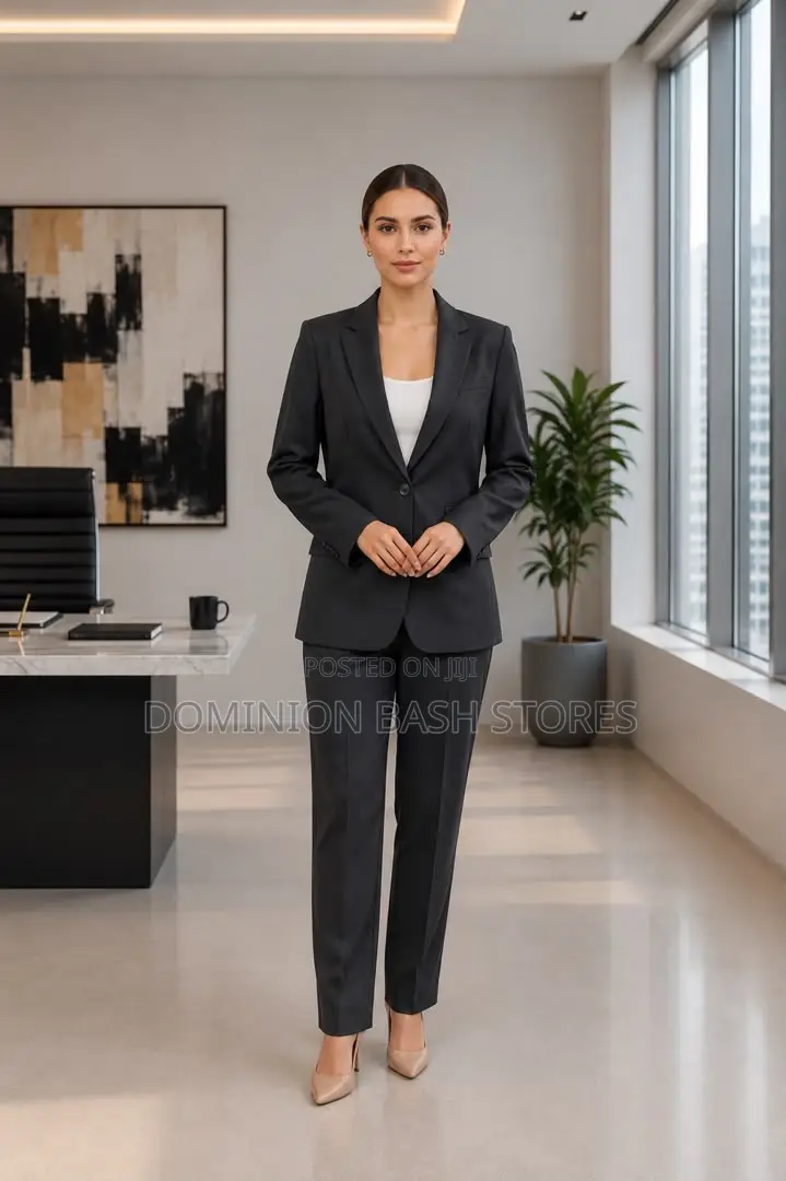 Premium Luxury Women Black Suit