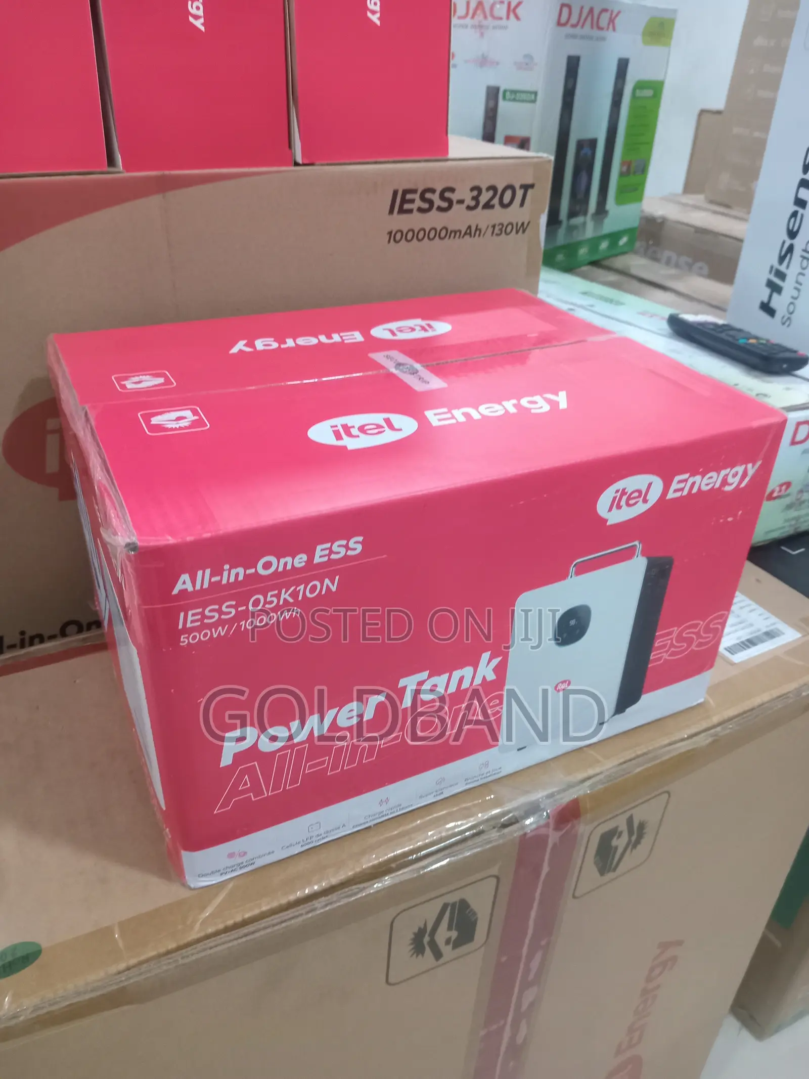 Itel Power Tank Iess-05k10n Solar Generator 500w/1000wh