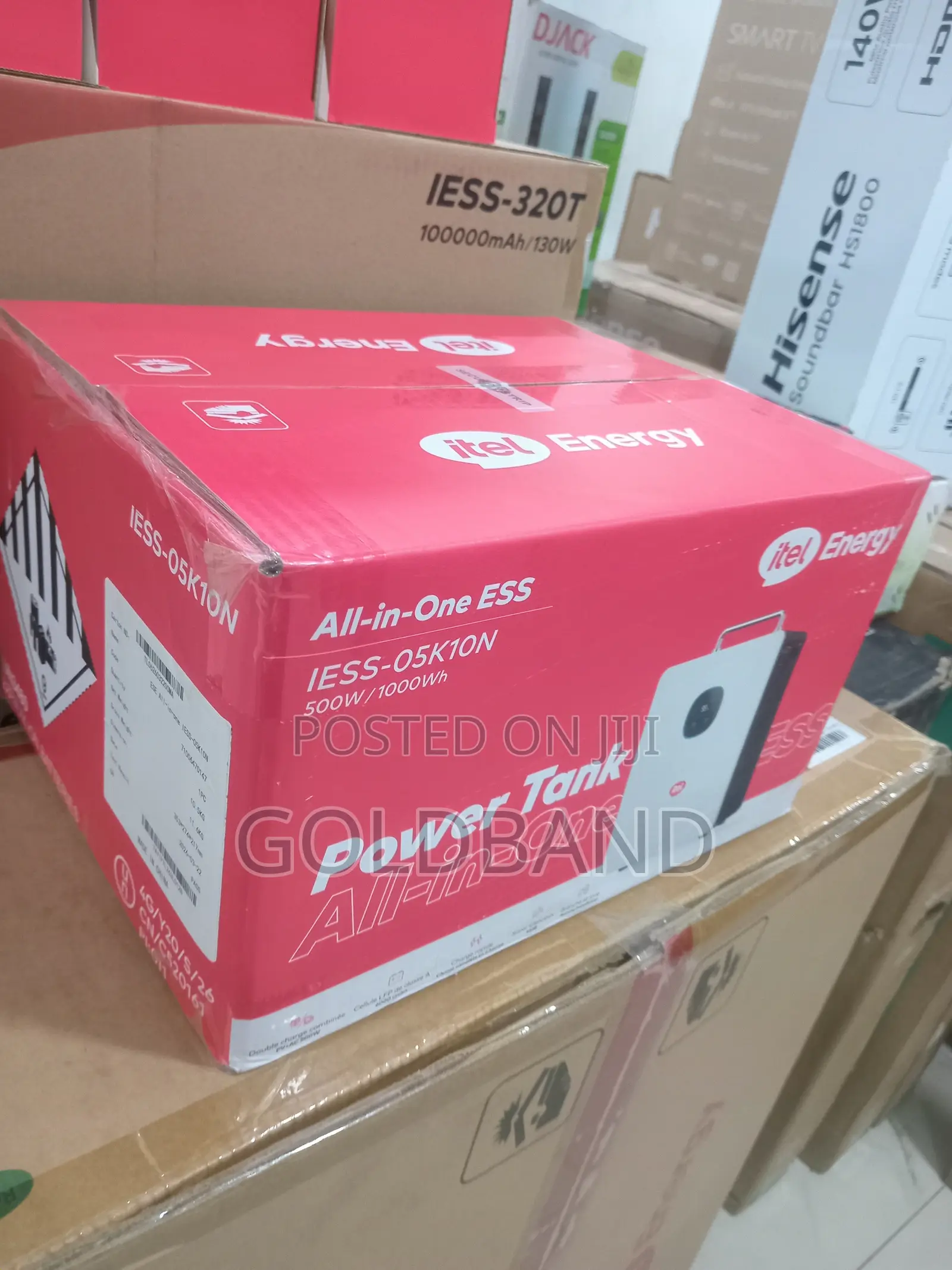 Itel Power Tank Iess-05k10n 500w Portable Energy Storage