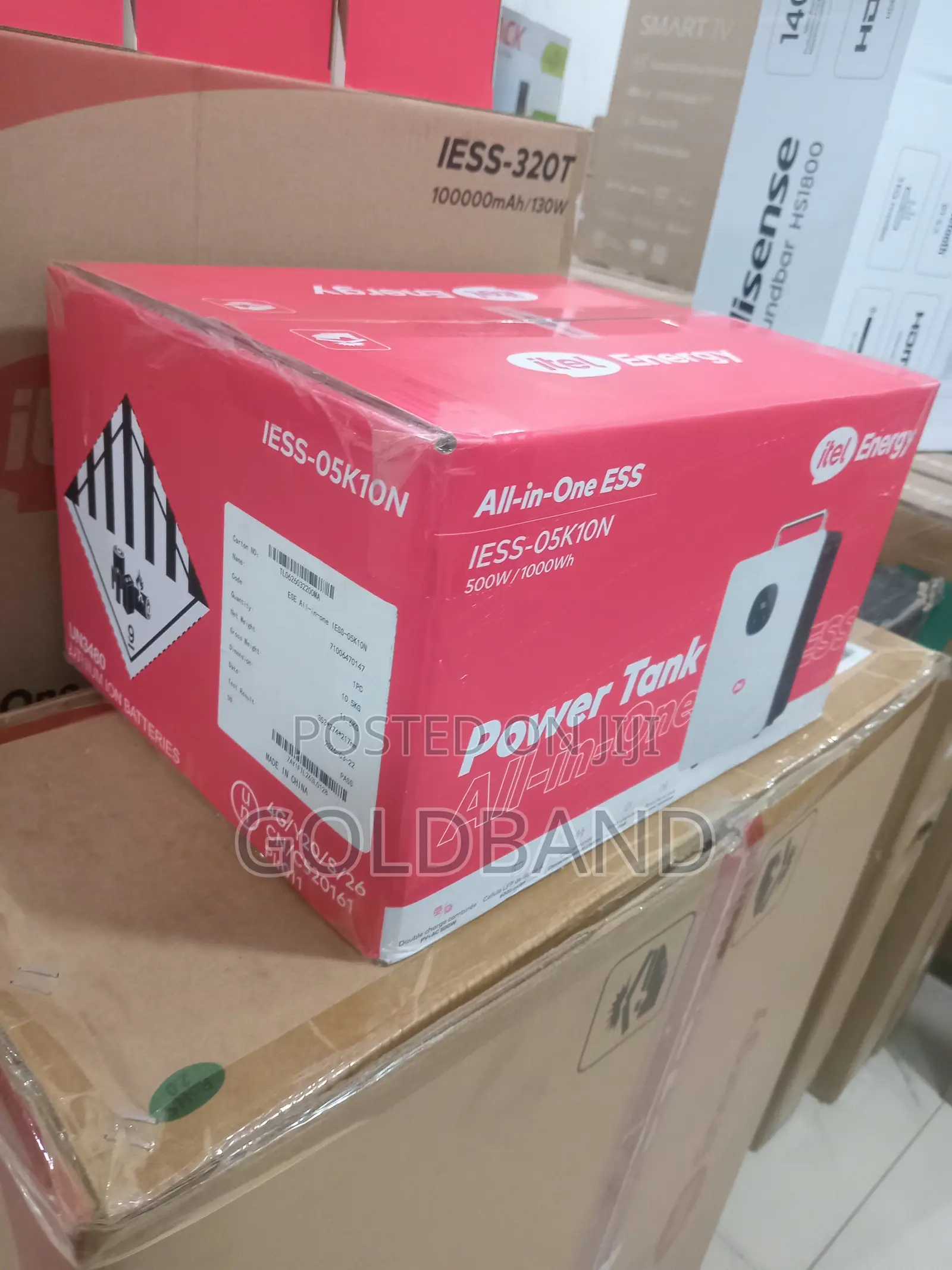 Buy Itel Power Tank Iess-05k10n 500w/1000wh Online