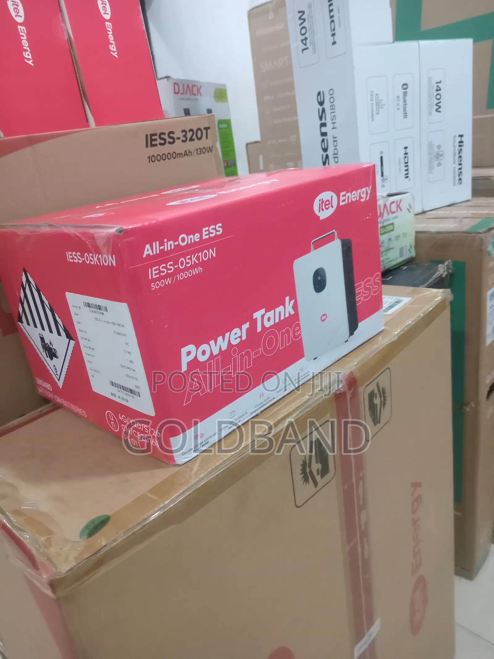 Itel Power Tank Iess-05k10n High-Capacity Portable Battery
