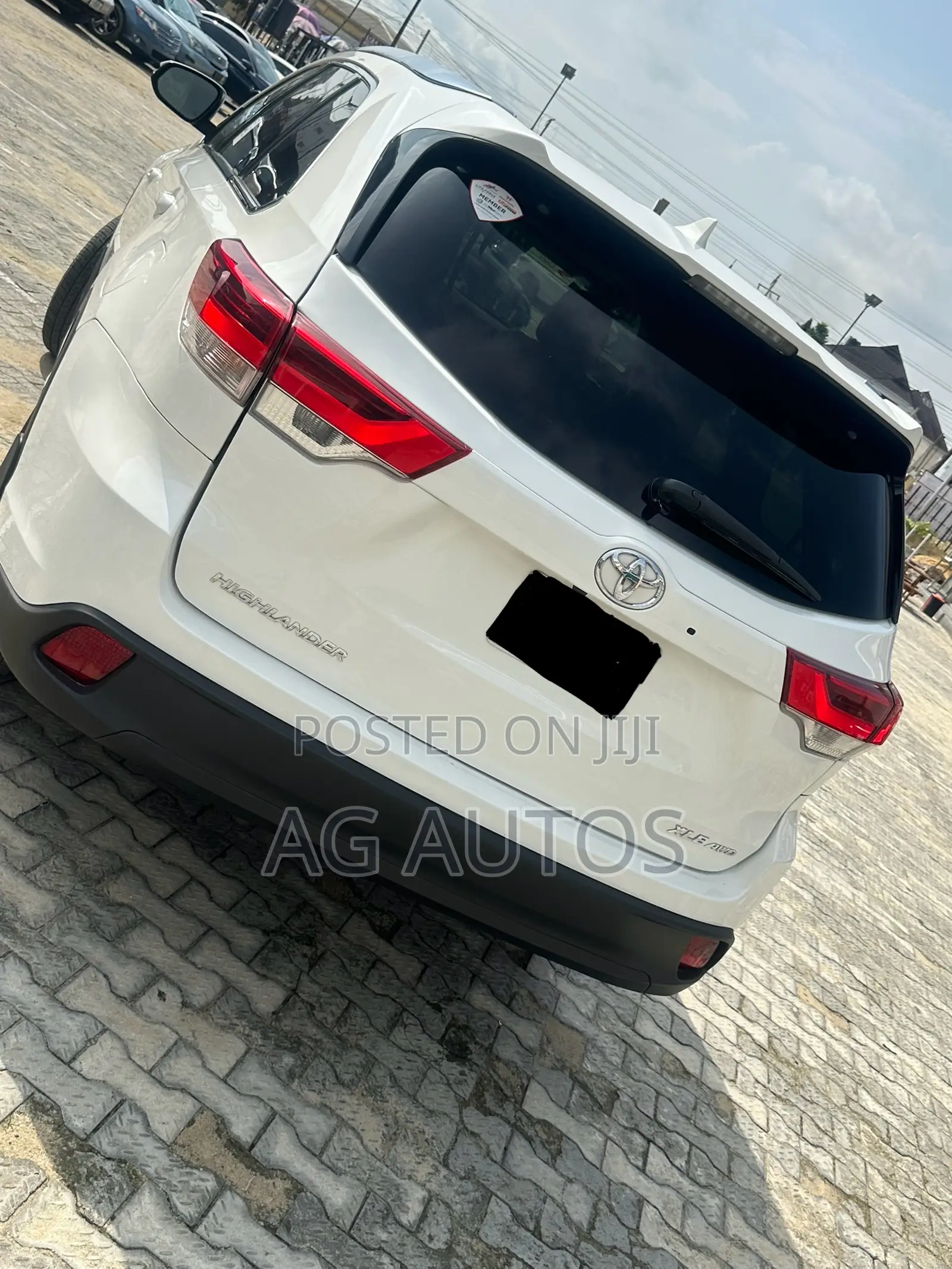 Toyota Highlander Limited 4x2 V6 (3.5L 6cyl 8A) 2017 White