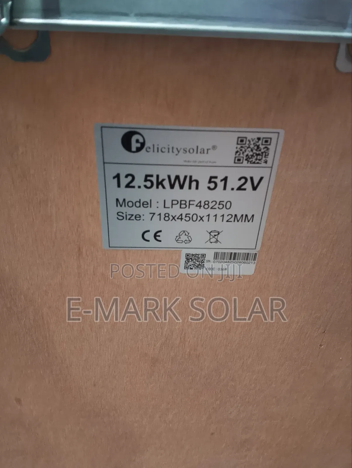 12.5kwh 48v Felicity Lithium-Ion Solar Battery  Available Now Call