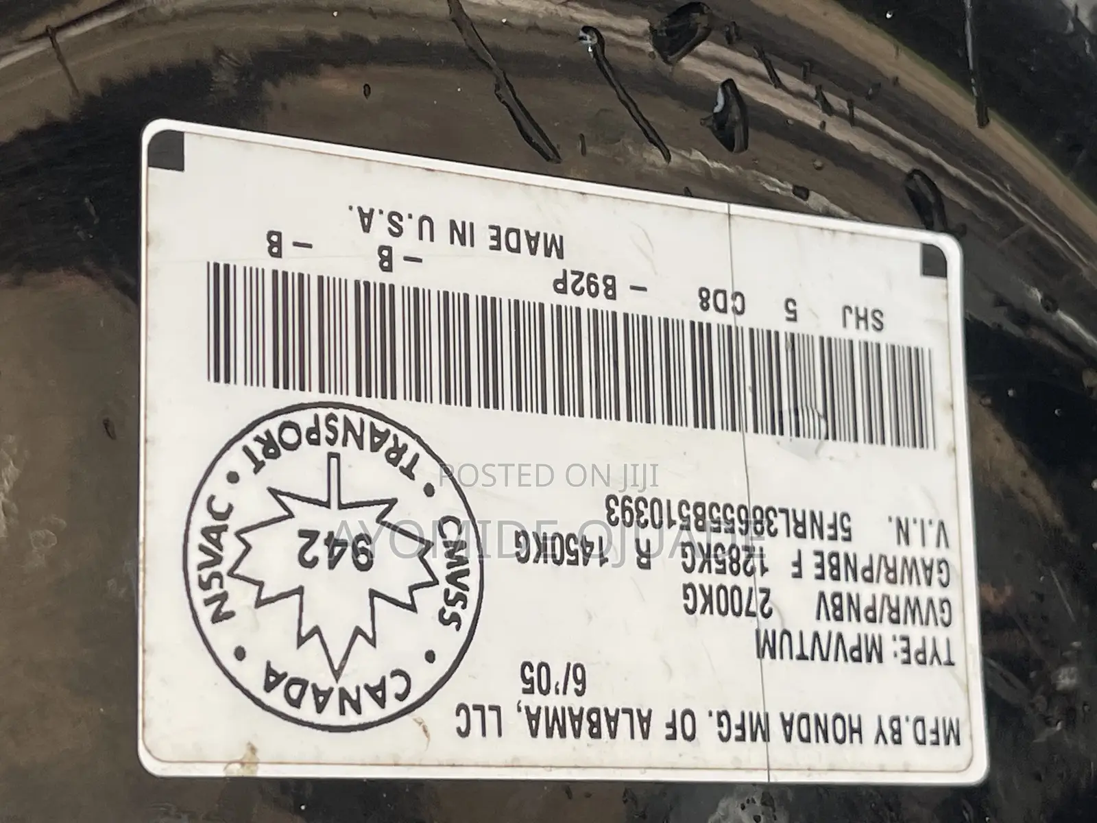 Honda Odyssey 2006 Black