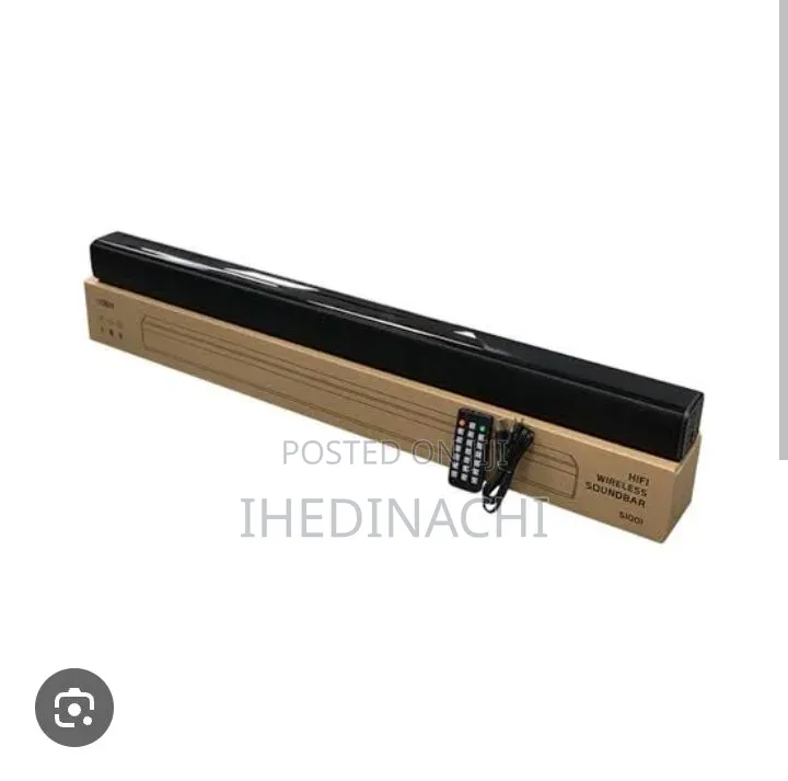 32 Inches Hifi Wireless Tv Soundbar Speaker With Deep Bass