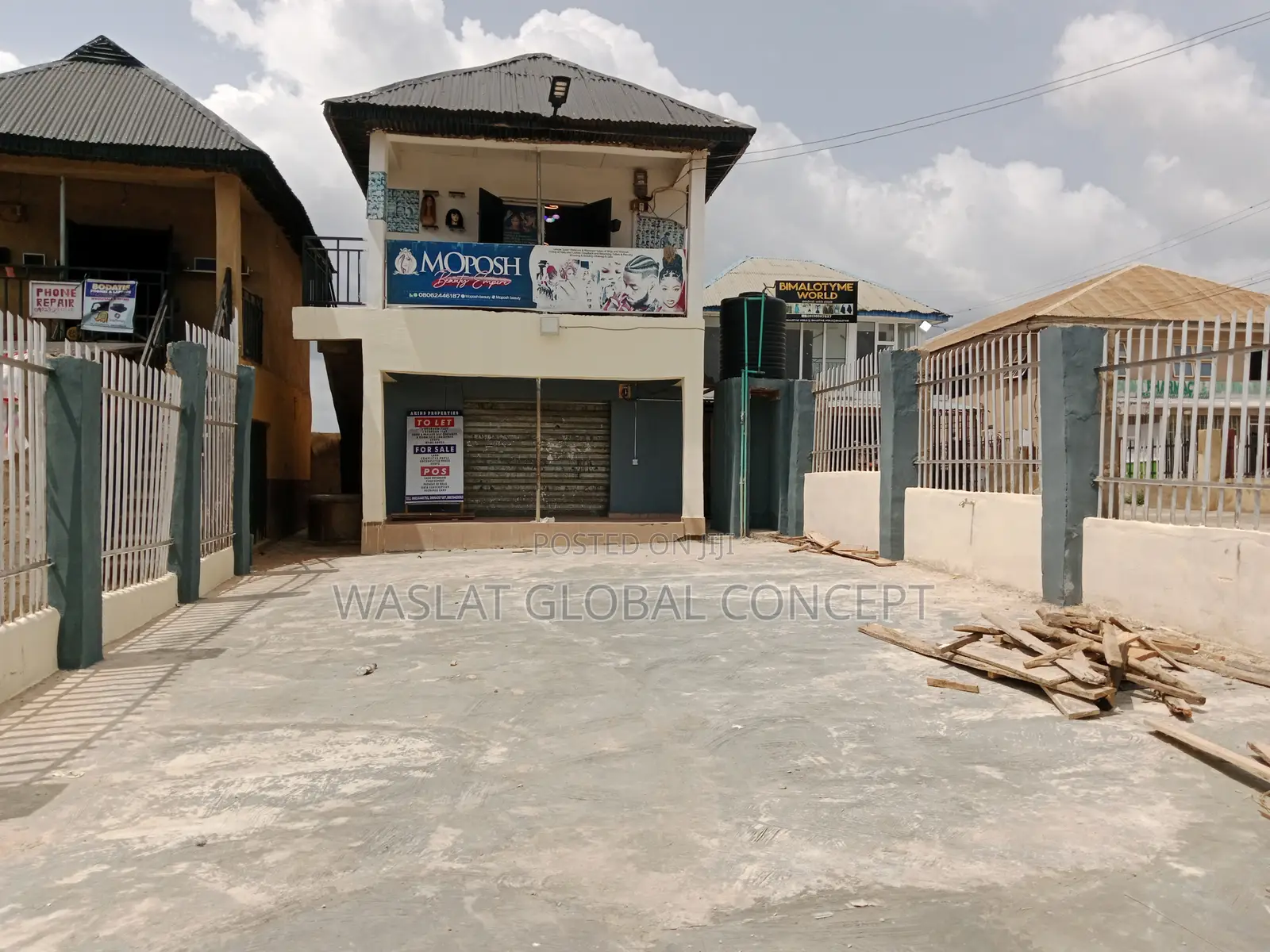 Big Shop Facing Main Road at Ilesa Garage Roundabout, Osogbo