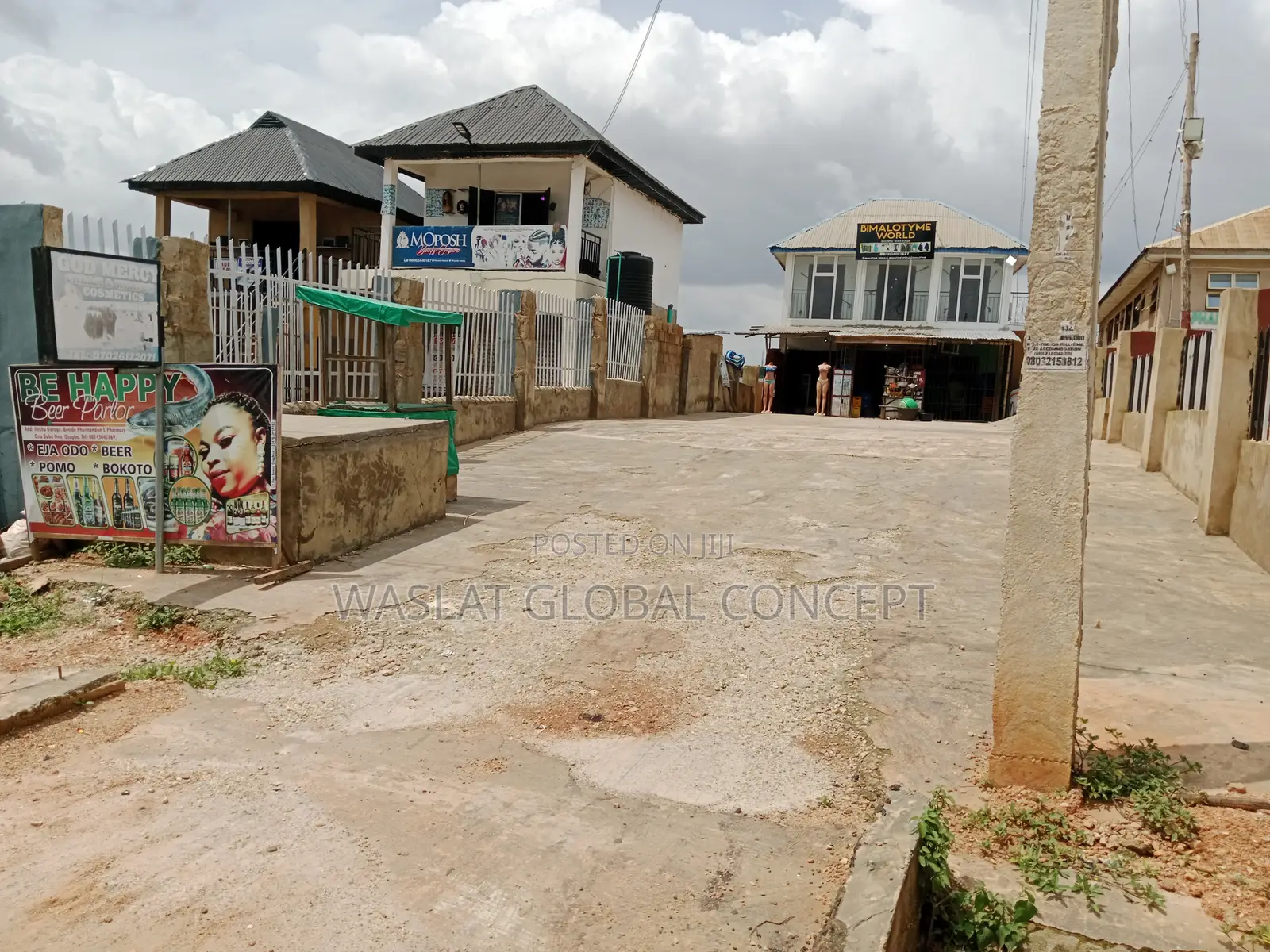 Big Shop Facing Main Road at Ilesa Garage Roundabout, Osogbo