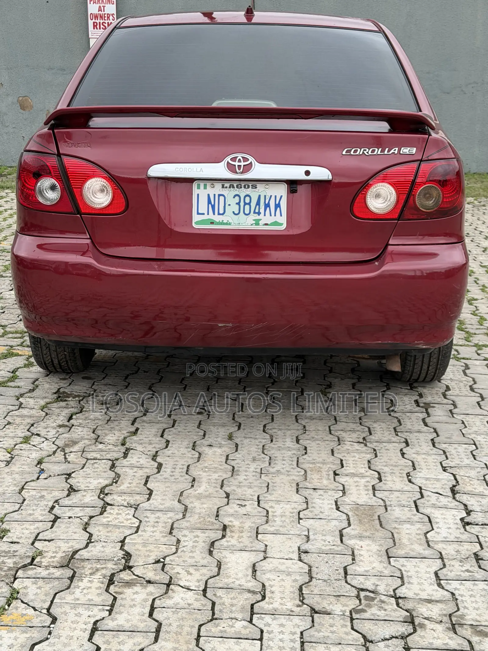 Toyota Corolla LE 2006 Red