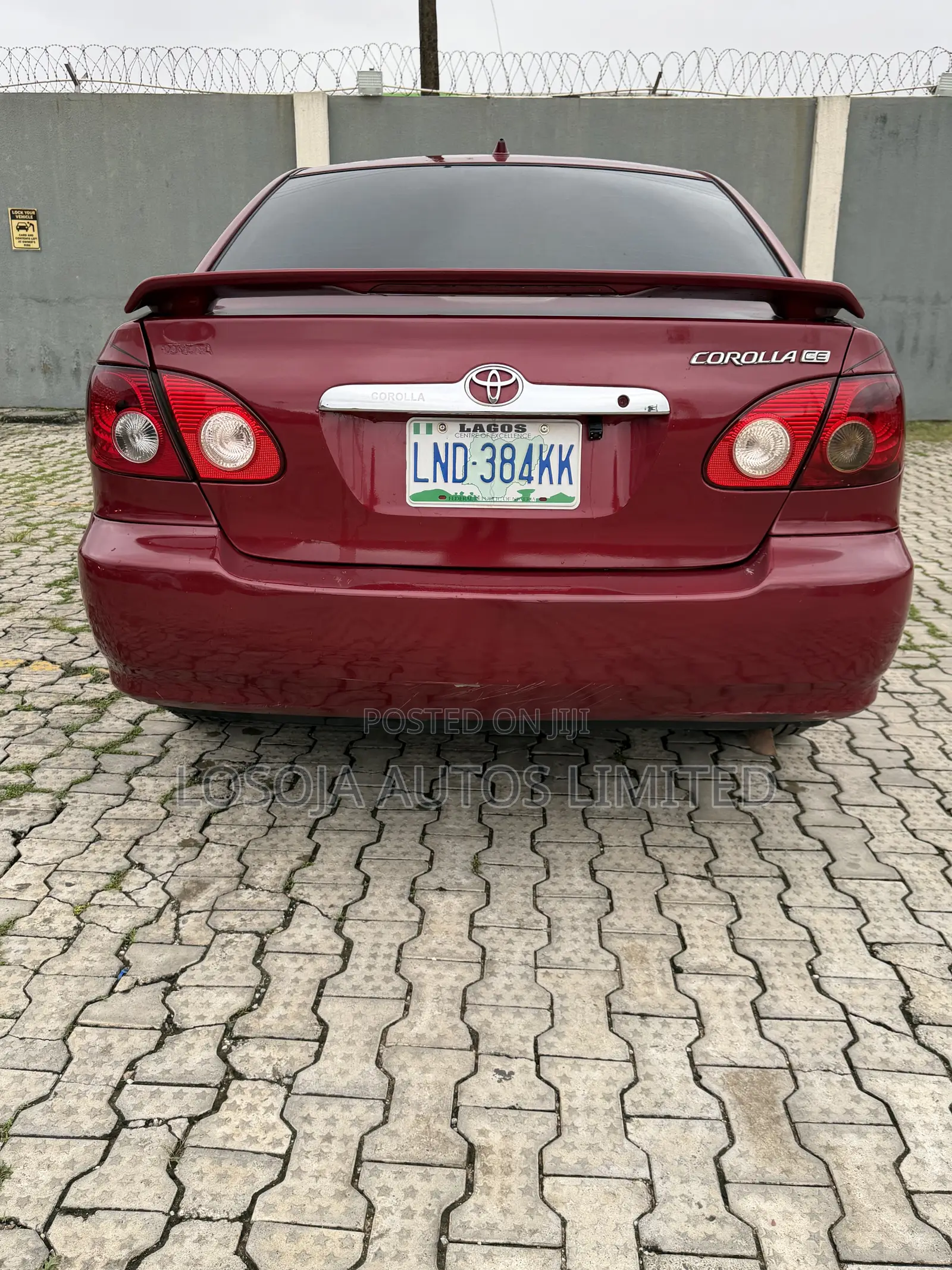 Toyota Corolla LE 2006 Red