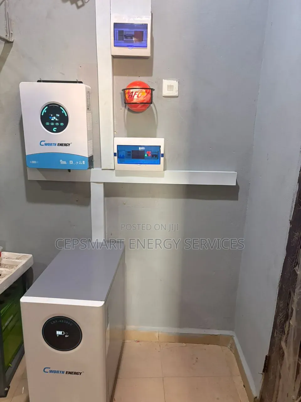 Solar 15kwh/6kva Cworth Setup