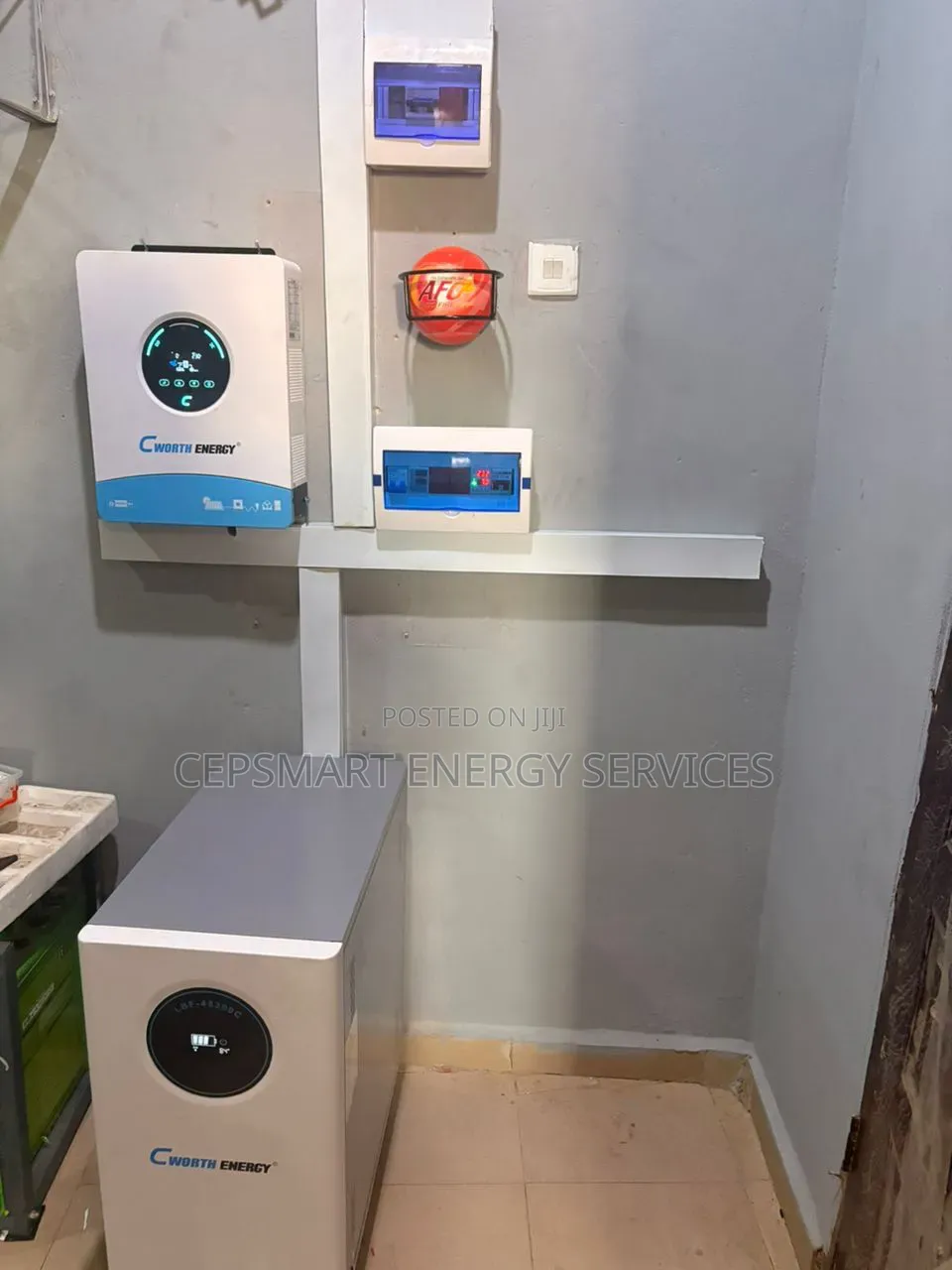 Solar 15kwh/6kva Cworth Setup
