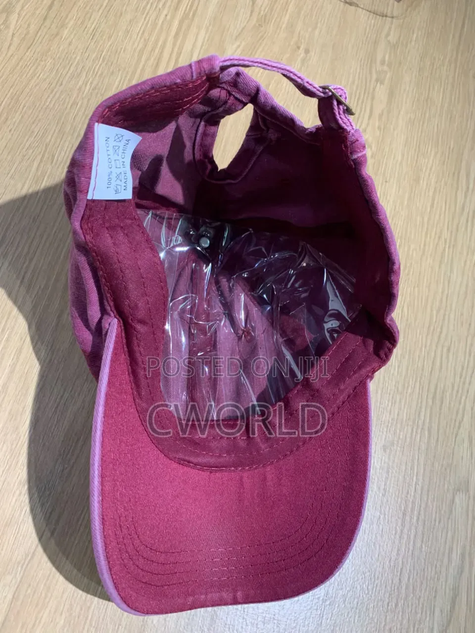 Washed Maroon Vintage Baseball Cap