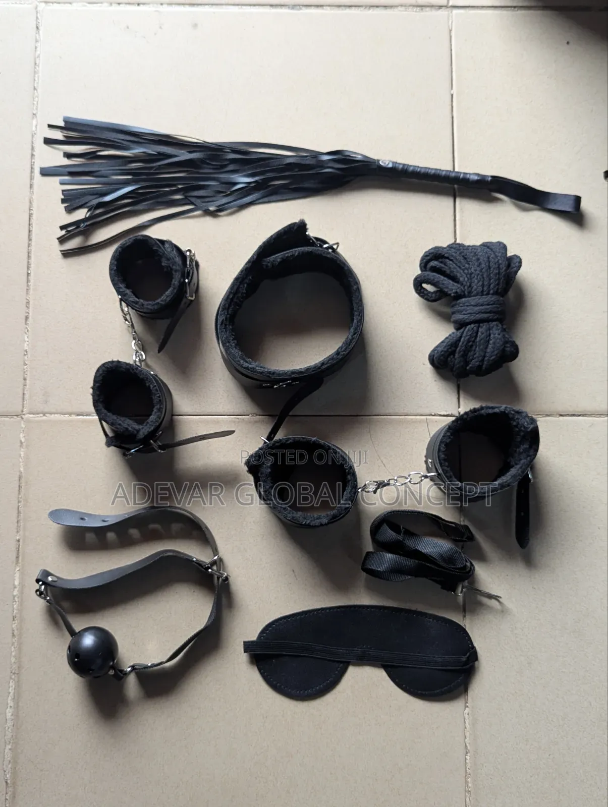 7 Pieces Bondage BDSM Sets Sex Toys Mouth Gag Blind Etc